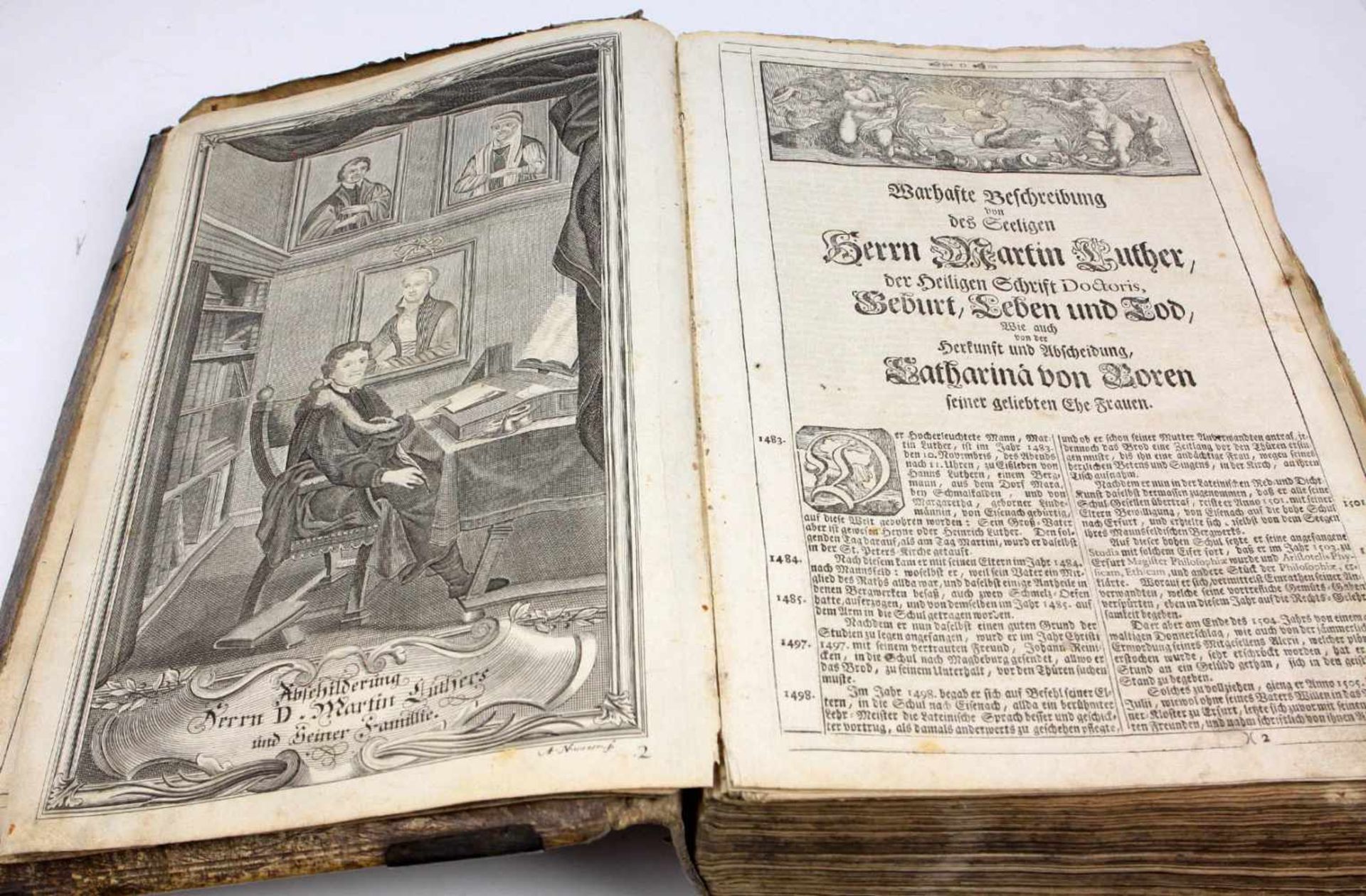 Bibel Nürnberg 1729die ganze Heilige Schrift des alten u. neuen Testaments. Vorrede des Herrn Johann - Bild 3 aus 3