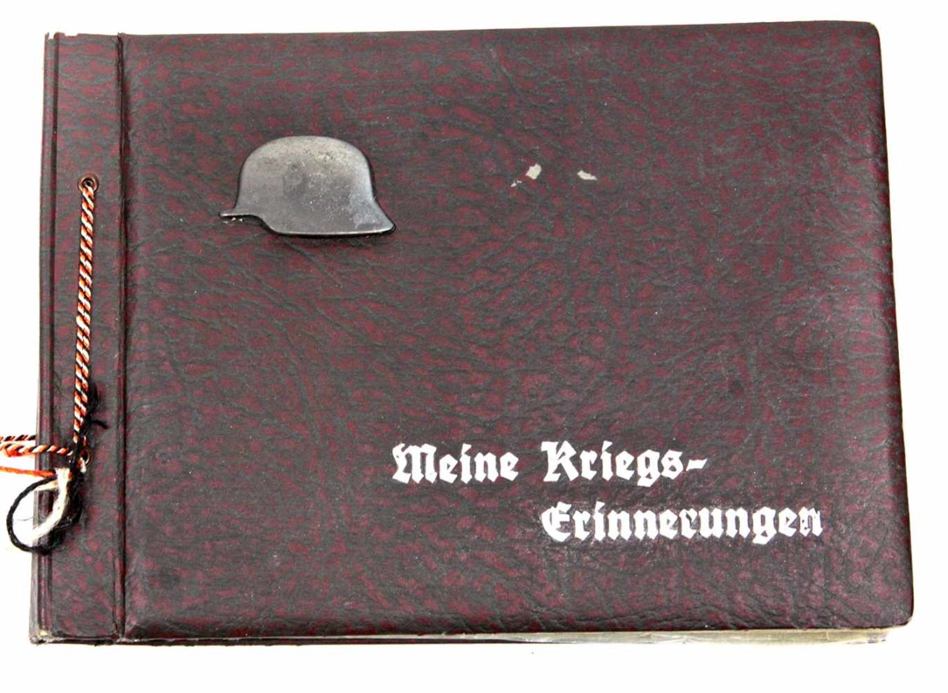 Militär Album Luftwaffen Unteroffiziersilberfarbener Prägetitel *Meine Kriegserinnerung* mit - Bild 6 aus 6