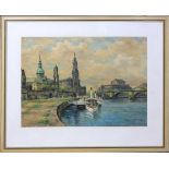 Dresden Altstadt - Schlechter, P.Aquarell rechts unten signiert P. Schlechter, Paul Schlechter,