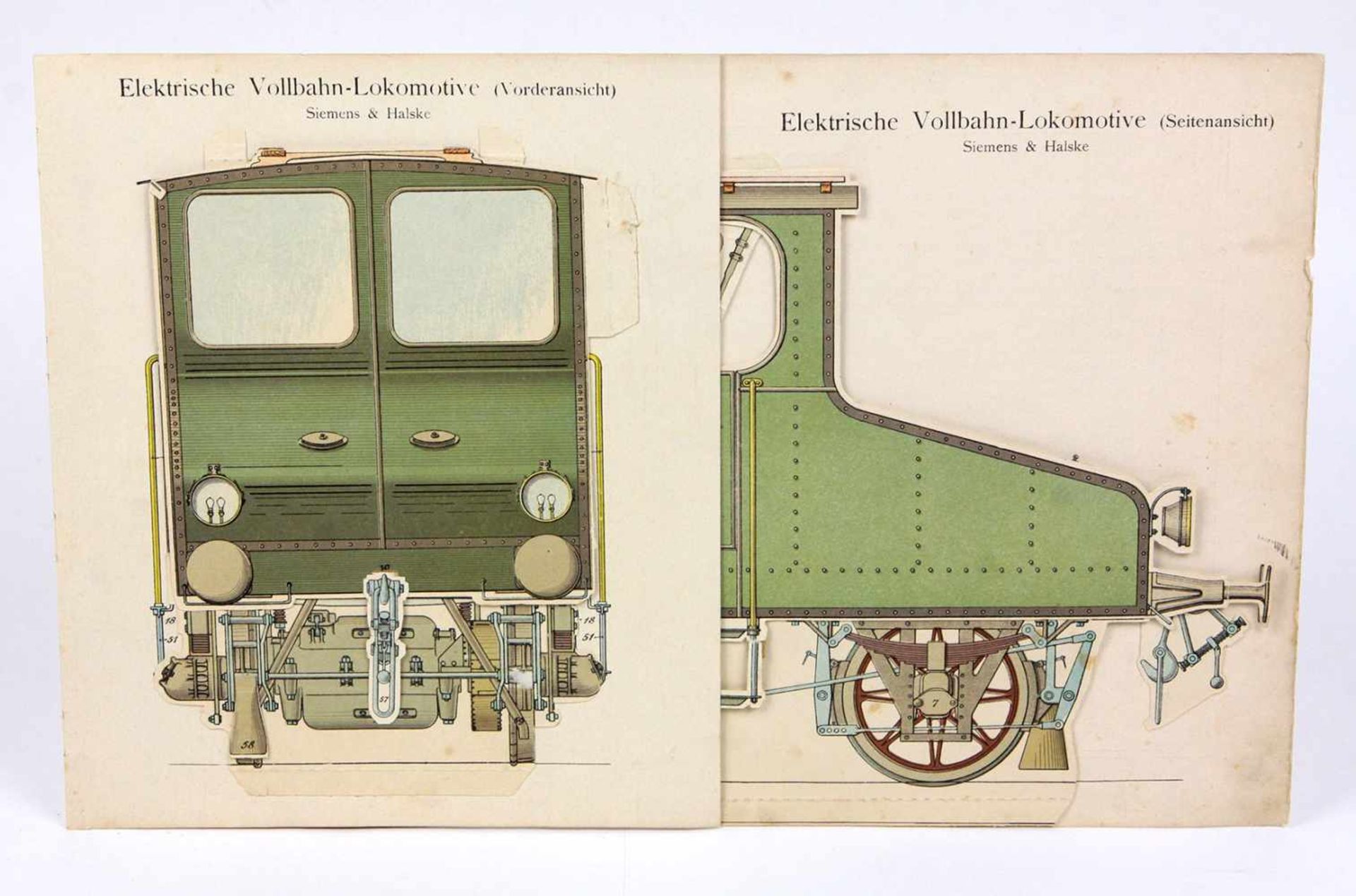 Moderne FahrzeugeModerne Fahrzeuge, Modell-Atlas zu dem Prachtwerk *Der Eisenbahner*, Inhalt. Neuste - Bild 2 aus 3