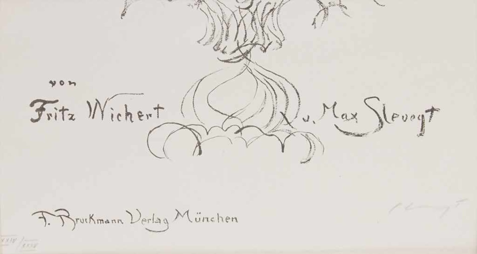 Fritz Wichert / Max Slevogt, 'Die goldene Kugel'Technik: 17 Lithografien auf Papier (Kaiserlich - Image 3 of 8