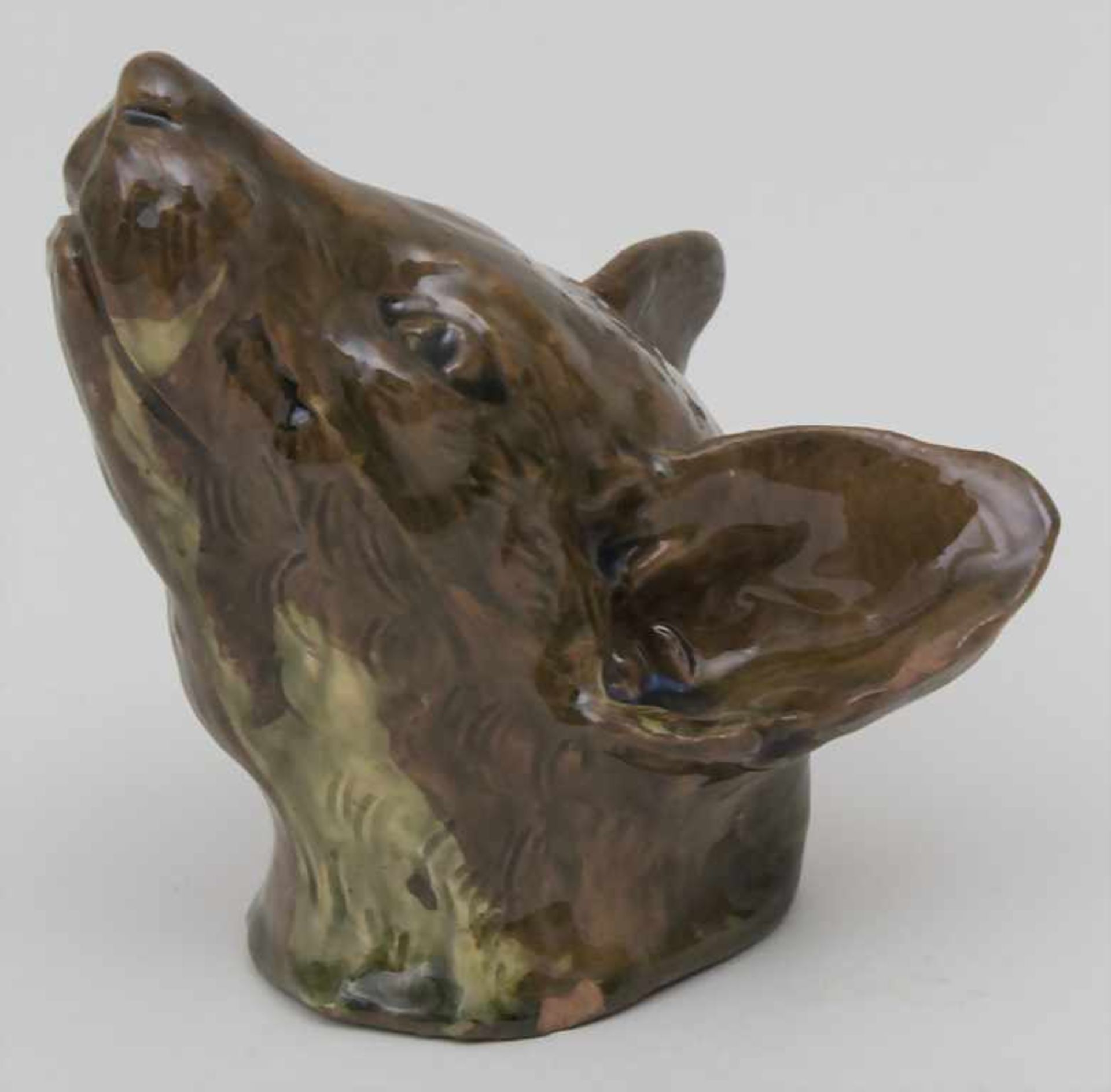 Kopf einer Ratte als Wandhalter / Head of a rat as wall bracket, Frankreich, um 1900Material: