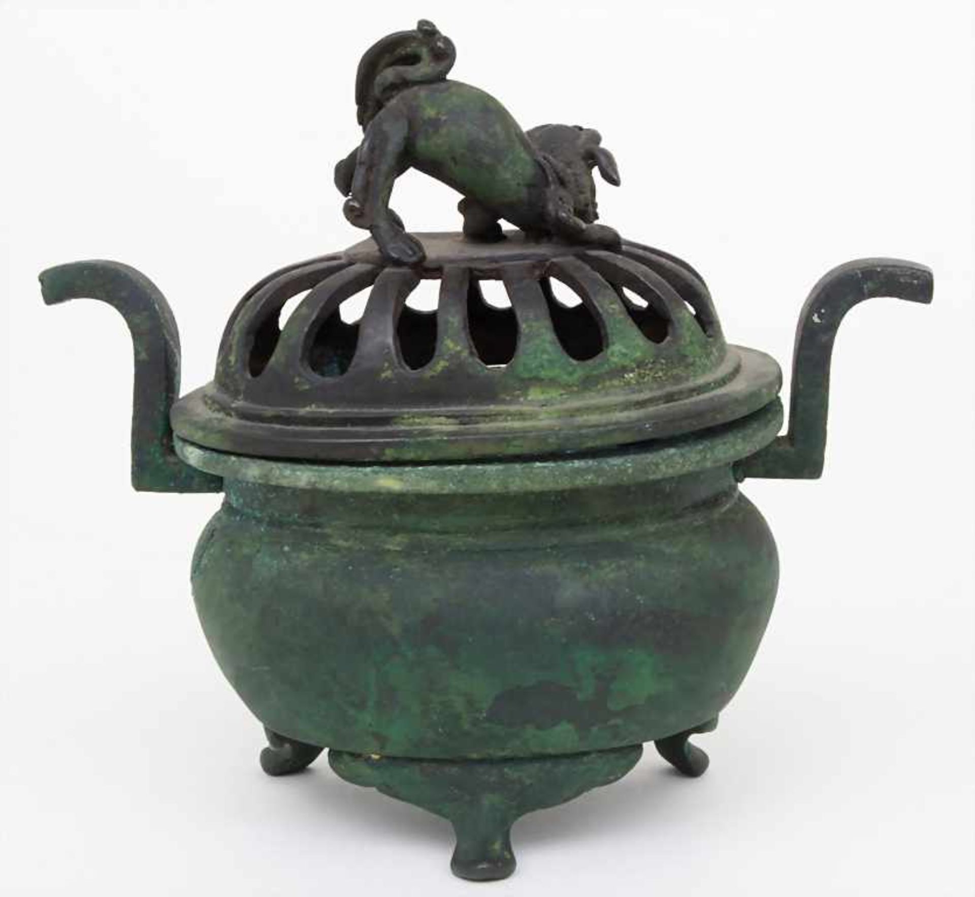 Weihrauchbrenner mit Shishi-Figur / An incense burner with shishi-fgure, ChinaMaterial: - Image 2 of 4
