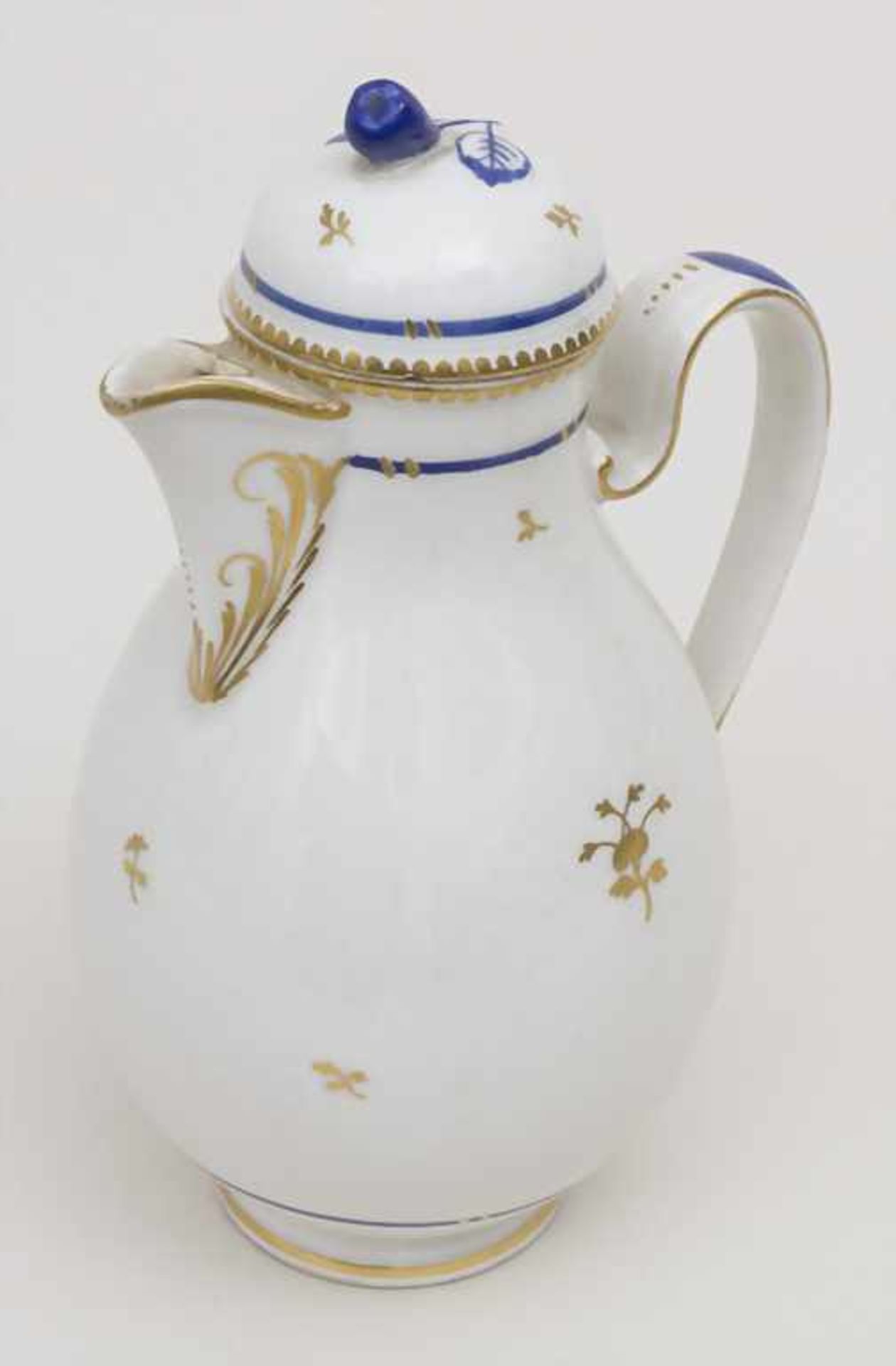 Mochakanne / Birnkanne / A mocha pot, Wien / Vienna, 2. Hälfte 18. Jh.Material: Porzellan, glasiert,