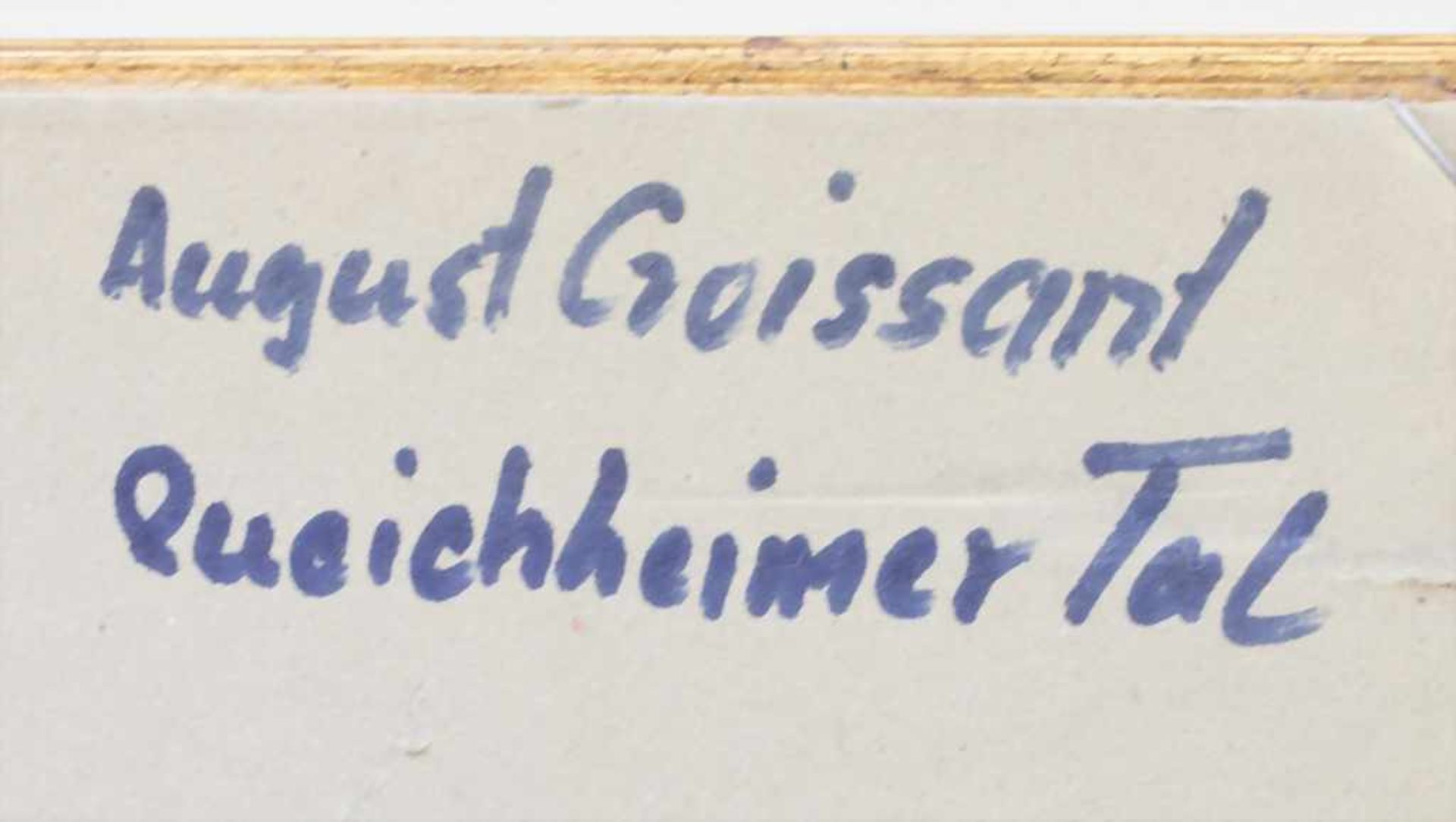 Auguste Croissant (1870-1941) (Zuschreibung/Attributed), 'Queichheimer Tal im Abendlicht' / 'The - Image 5 of 5
