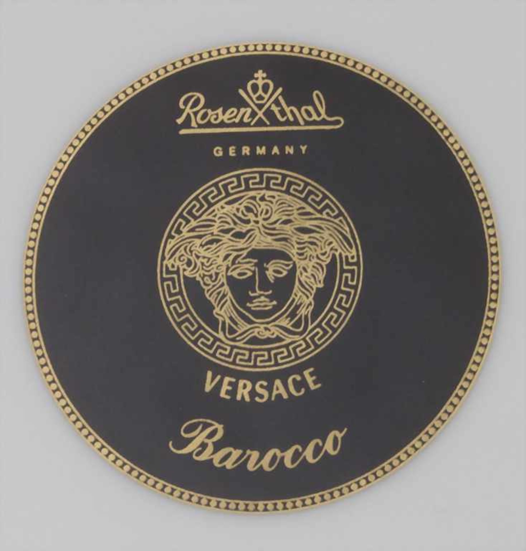 2 Gedecke mit Platte 'Barocco' / 2 place settings with a plate 'Barocco', Versace für Rosenthal, 20. - Bild 5 aus 11