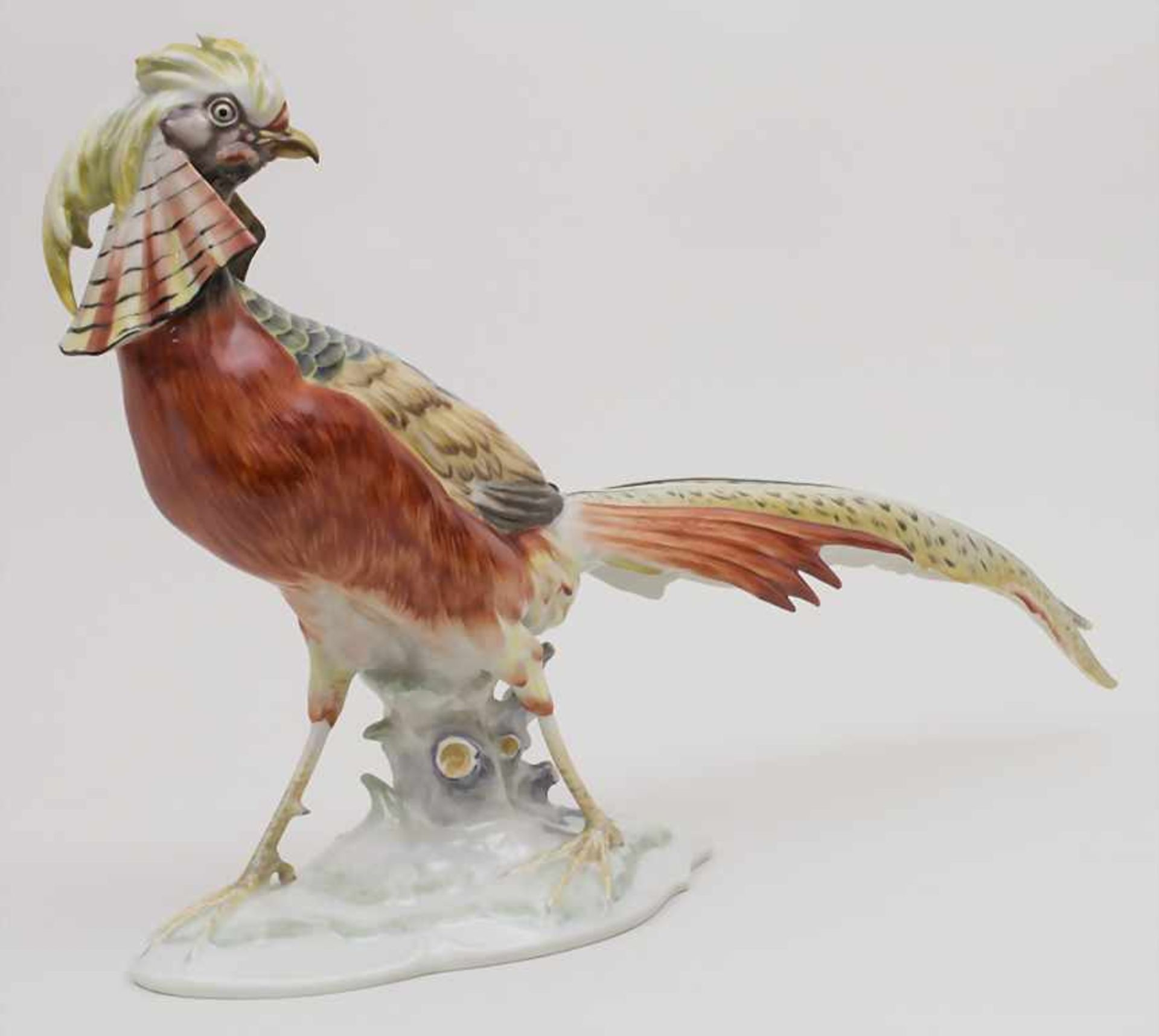 Tierfigur 'Fasan' / An animal figure 'pheasant', Karl Tutter für HutschenreutherMaterial: Porzellan,