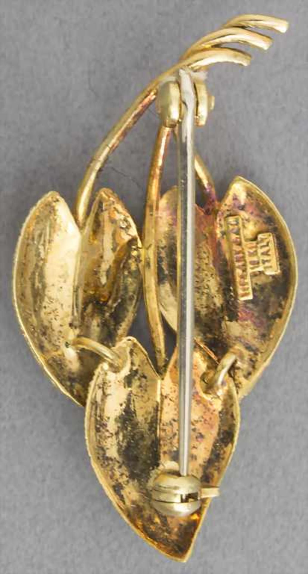 Brosche / A brooch, Tiffany & Co., Italien / ItalyMaterial: Gelbgold 750/000 18 Kt gepunzt, Länge: - Image 2 of 3