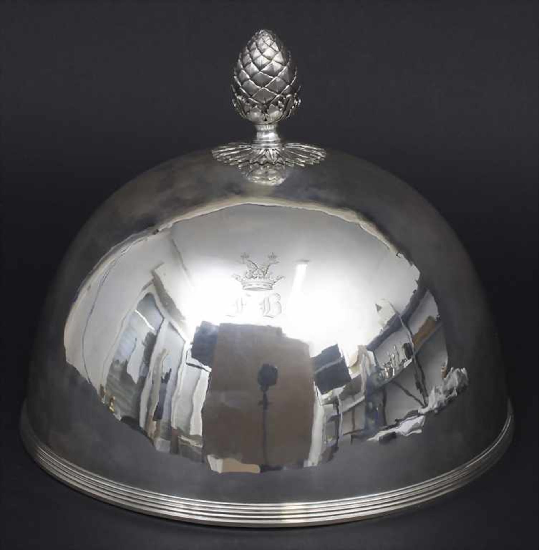 Große Empire Speisehaube / Cloche / A large silver Empire dish cover, Marc Augustin Lebrun, Paris,