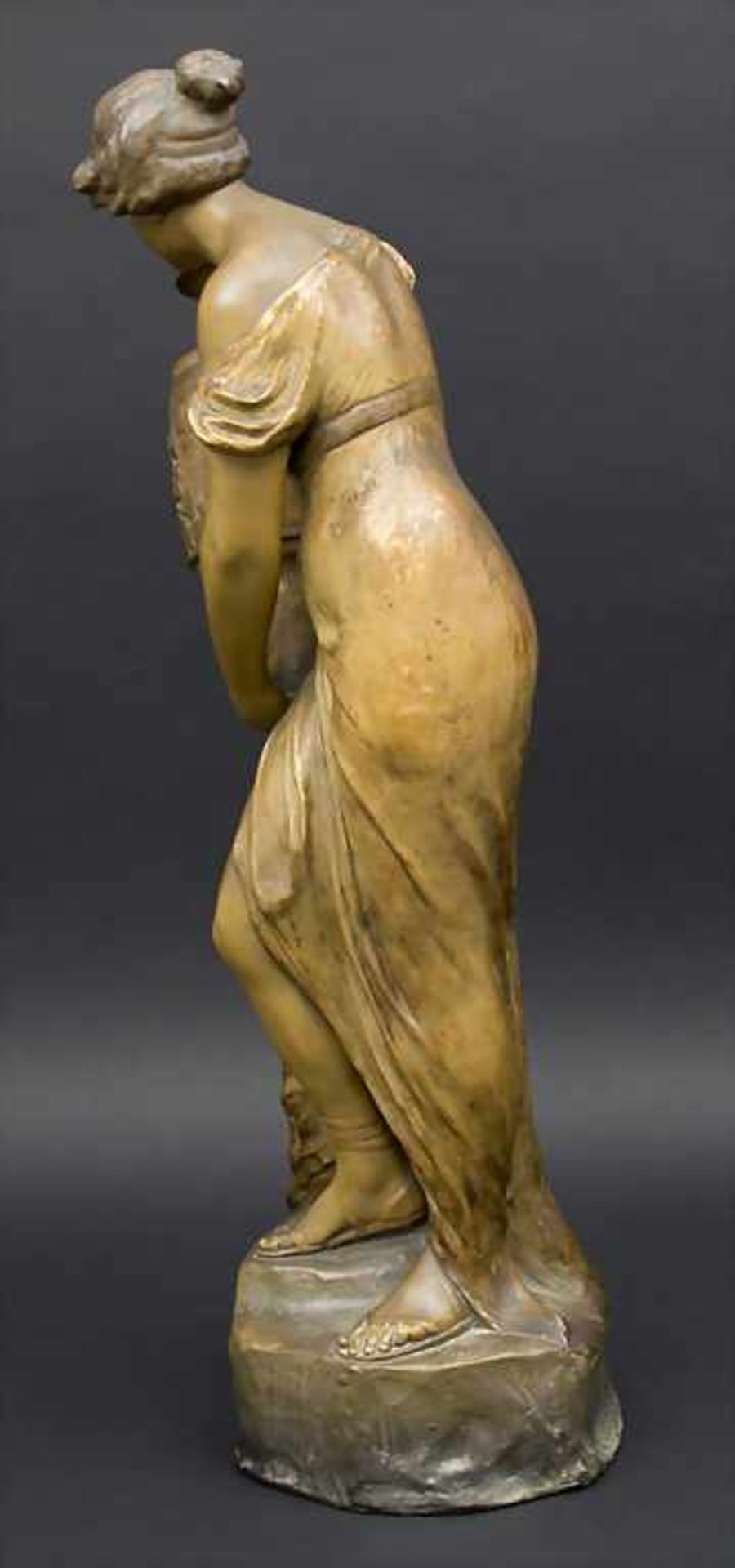 Jugendstil-Figur 'Rebecca' / An Art Nouveau figure of Rebecca, Goldscheider, Wien / Vienna, um - Bild 2 aus 8