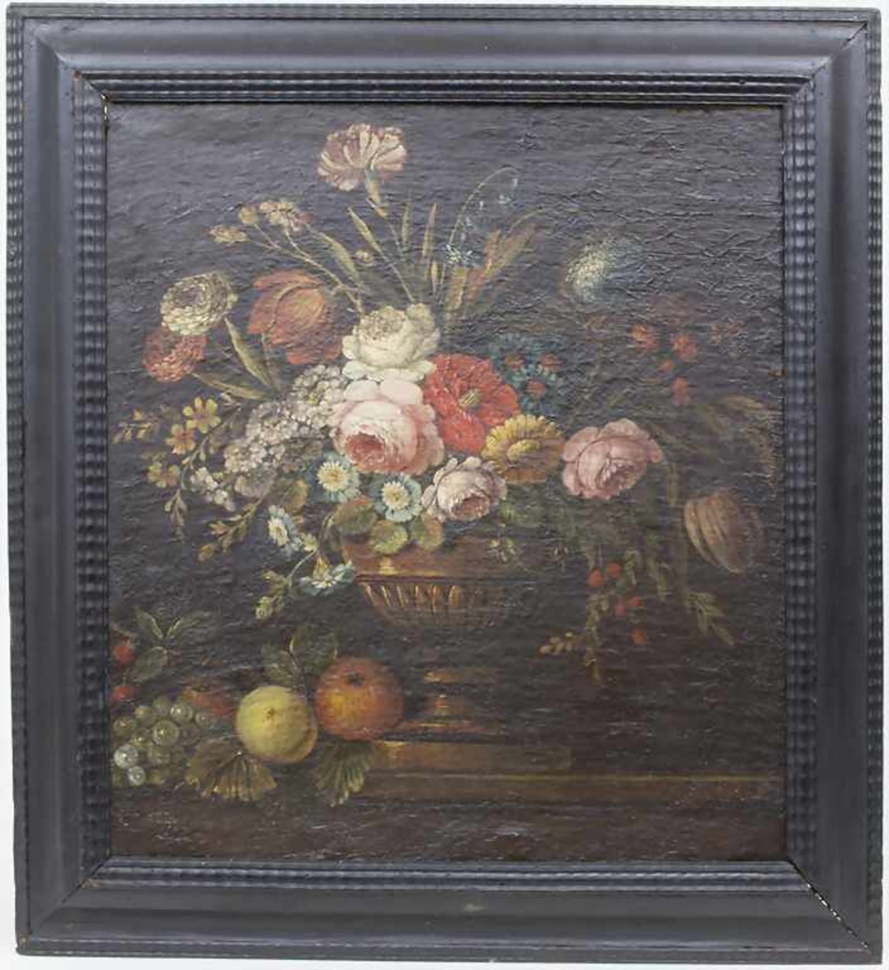 Künstler des 17./18. Jh., 'Blumenbouquet' / 'A flower bouquet'Technik: Öl auf Leinwand, gerahmt, - Image 2 of 5