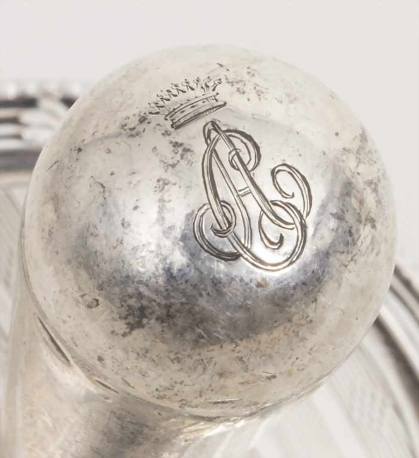 Nackenbürste / A silver neck brush, Deakin & Francis, Birmingham, 1906Material: 925 Silber, wohl - Image 3 of 4