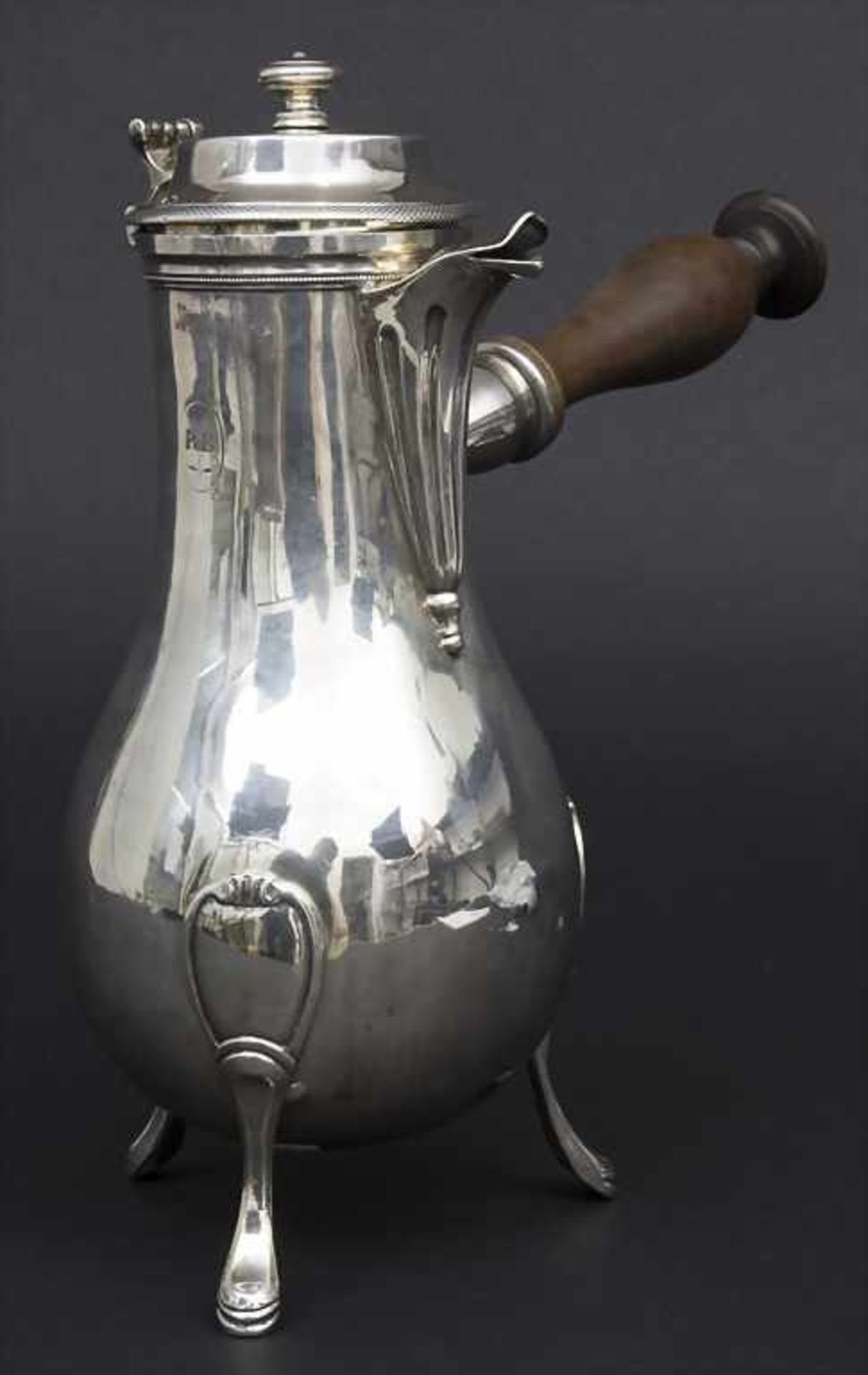 Louis XVI Kaffeekanne / A silver coffee pot, Charles-Alexandre Bouillerot, Paris, um 1798Material:
