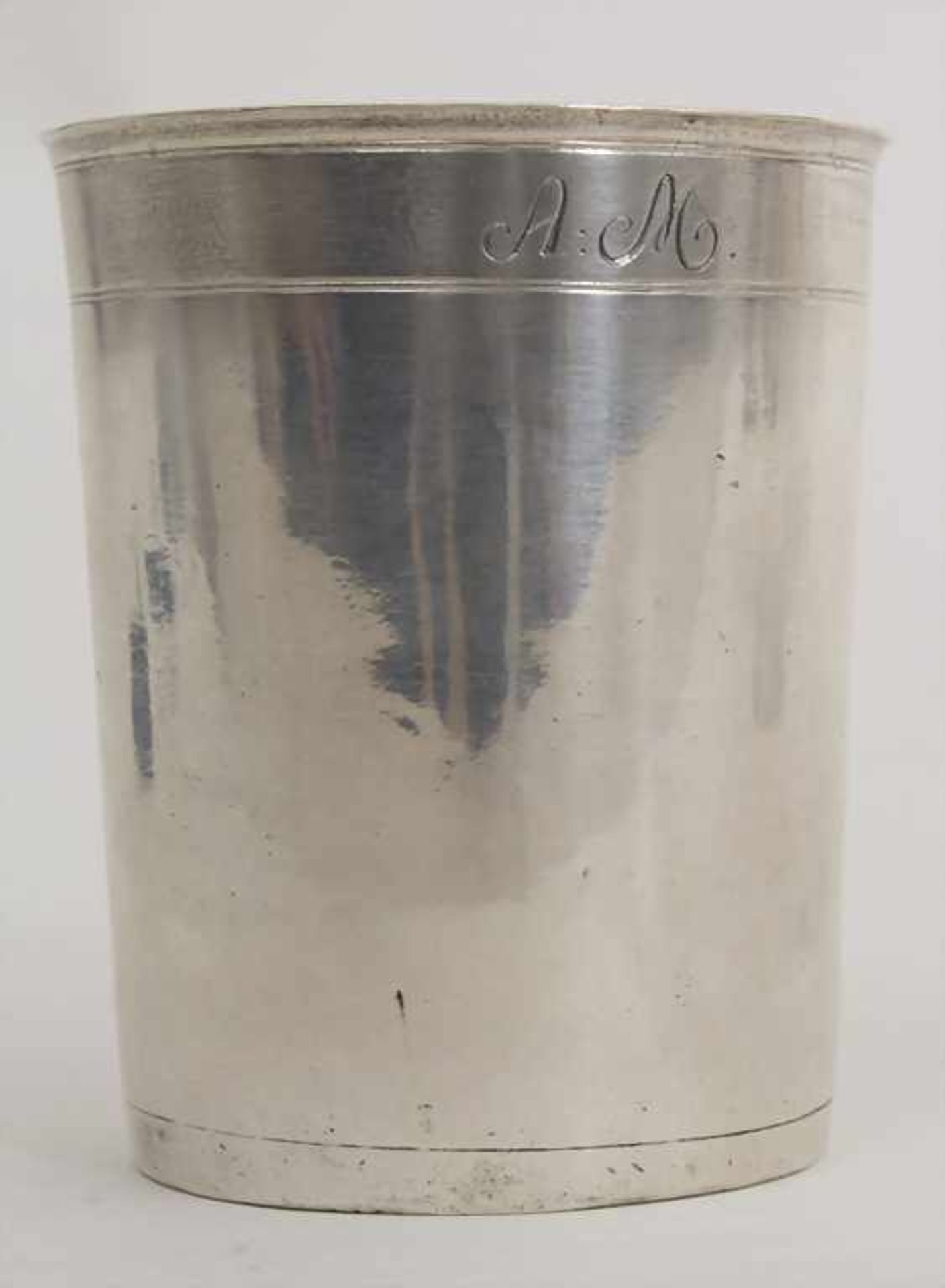 Barock Silber Becher / A Baroque silver beaker, Martin Heuglin, Augsburg, um 1660Material: Silber 13 - Image 3 of 5