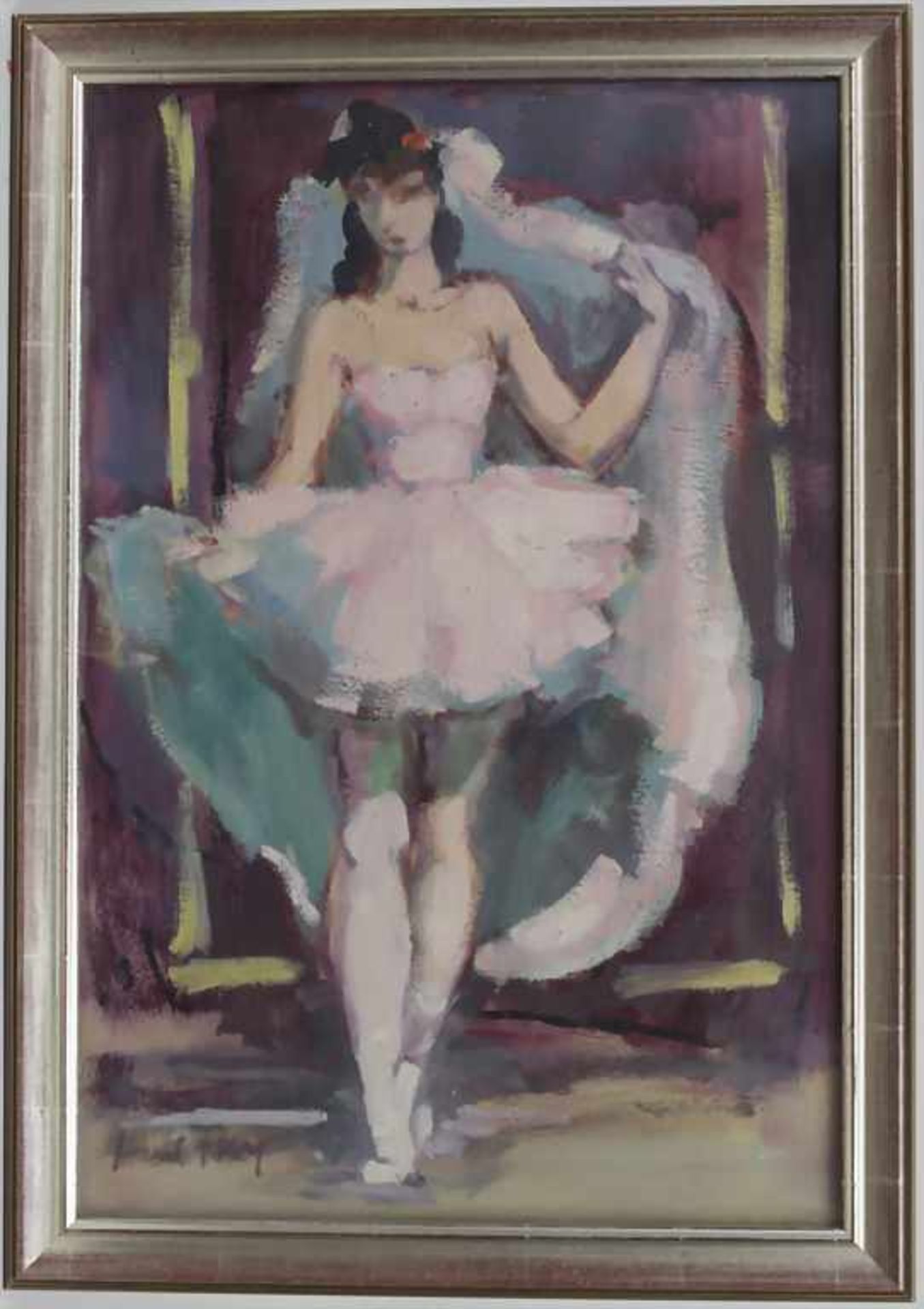 Hanns Fay (1888-1957), 'Ballerina' / 'A ballerina'Technik: Öl auf Karton, gerahmt, hinter Glas, - Image 2 of 4