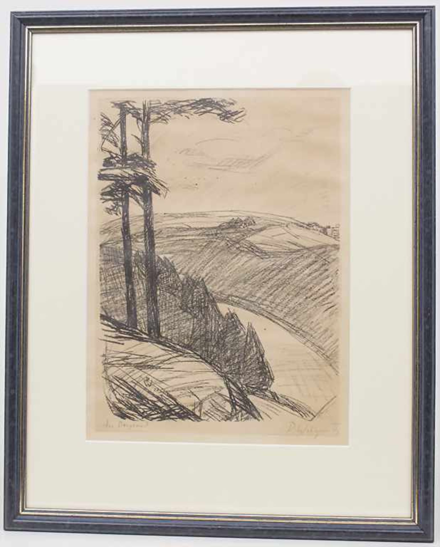 Daniel Wohlgemuth (1876-1967), Pfälzer Landschaft 'Am Bergrand' / A Palatinate landscape 'By the - Image 2 of 4