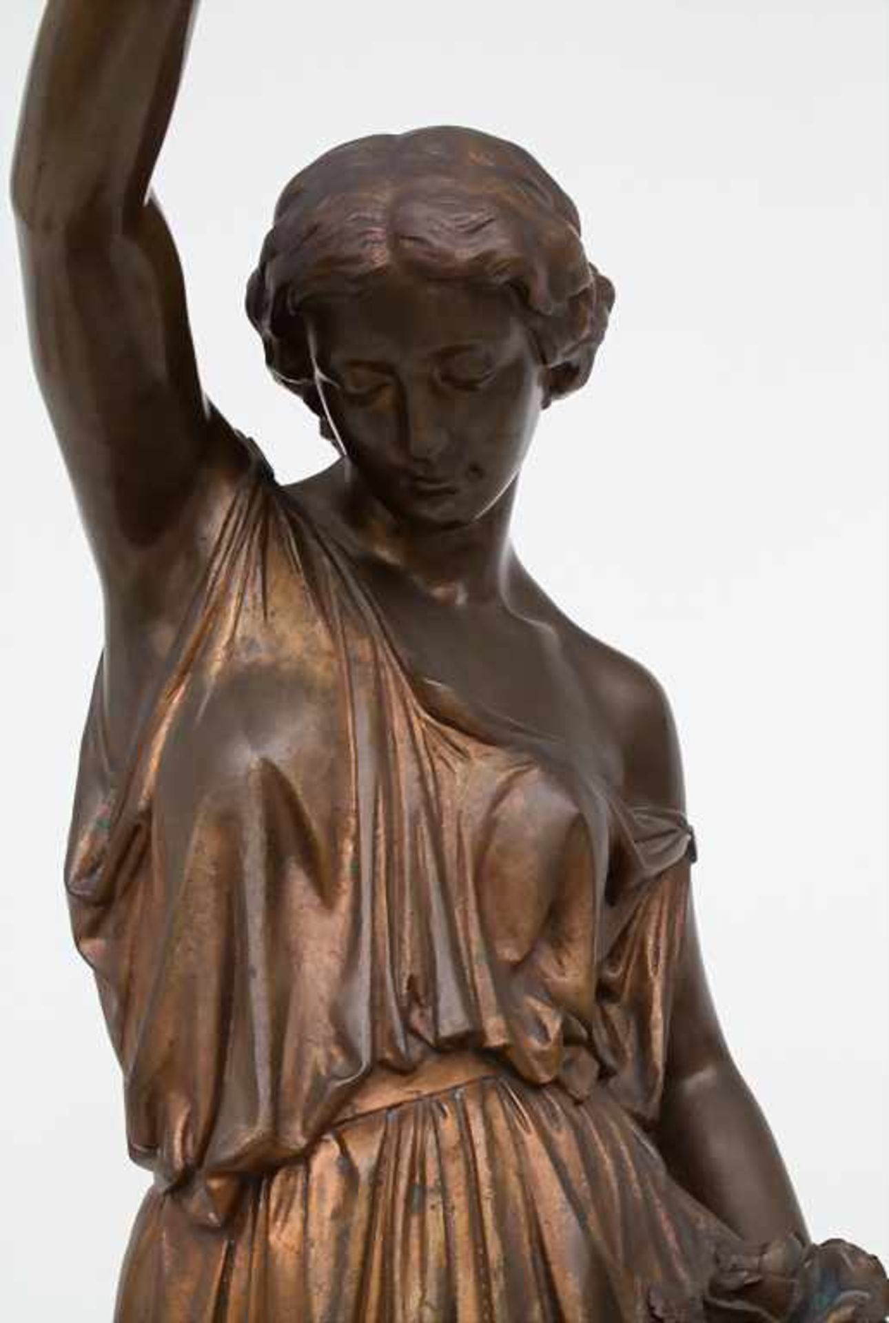 Aimé Millet (1814-1891), Bronzesplastik 'Flora' / A bronze sculpture 'Flora', Paris, um - Image 2 of 5