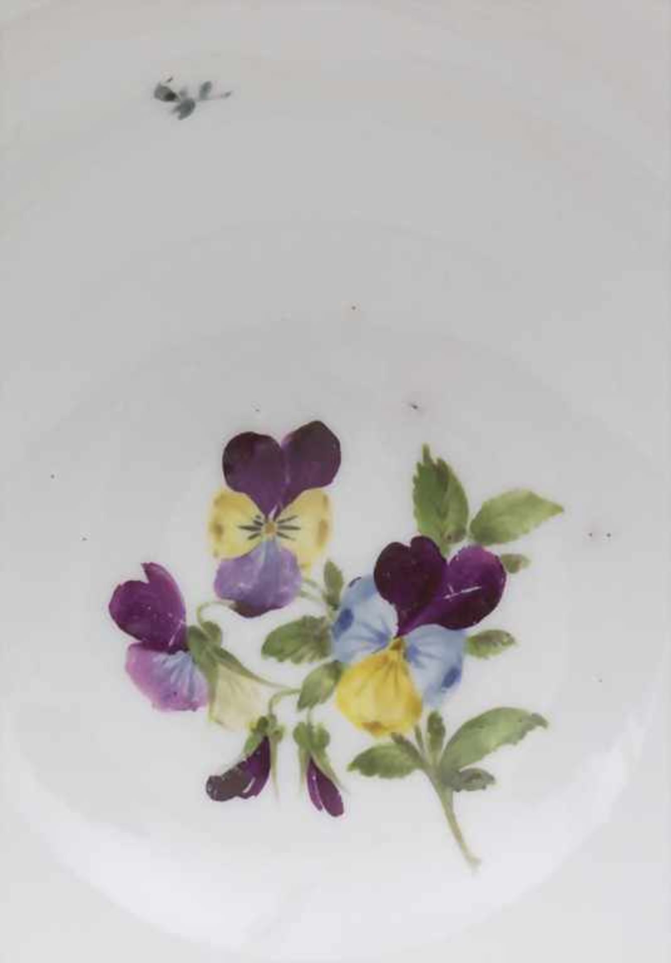 Kumme mit Stiefmütterchen / A bowl with pansies, Marcolini Periode, Meissen, Ende 18. Jh.Material: - Bild 3 aus 5