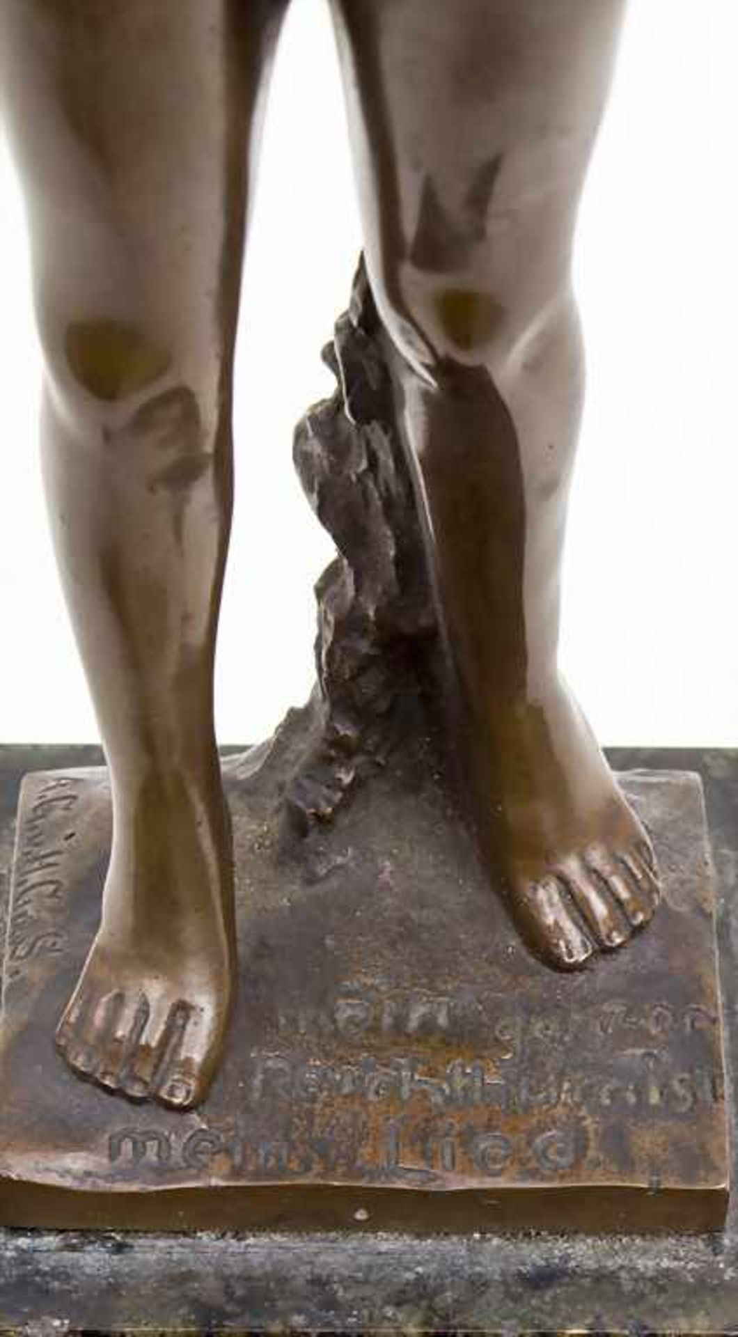 Bronzeskuptur 'Mein ganzer Reichthum ist mein Lied' / 'All my wealth is my song'Technik: Bronze, - Image 3 of 3