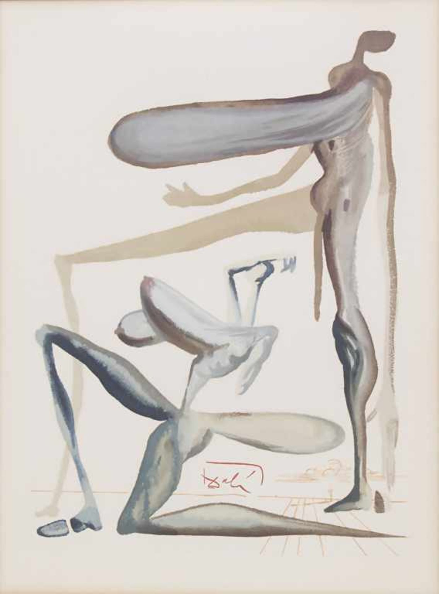 Salvador Dali (1904-1989), 4 Lithografien aus Dantes 'Göttliche Komödie' / A set of 4 lithographs - Image 5 of 8