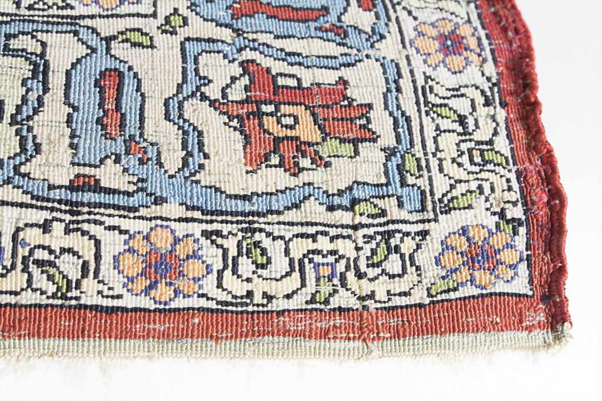 Seidenteppich 'Hereke' mit arabischer Schrift / A silk carpet 'Hereke' with arabic - Image 5 of 5