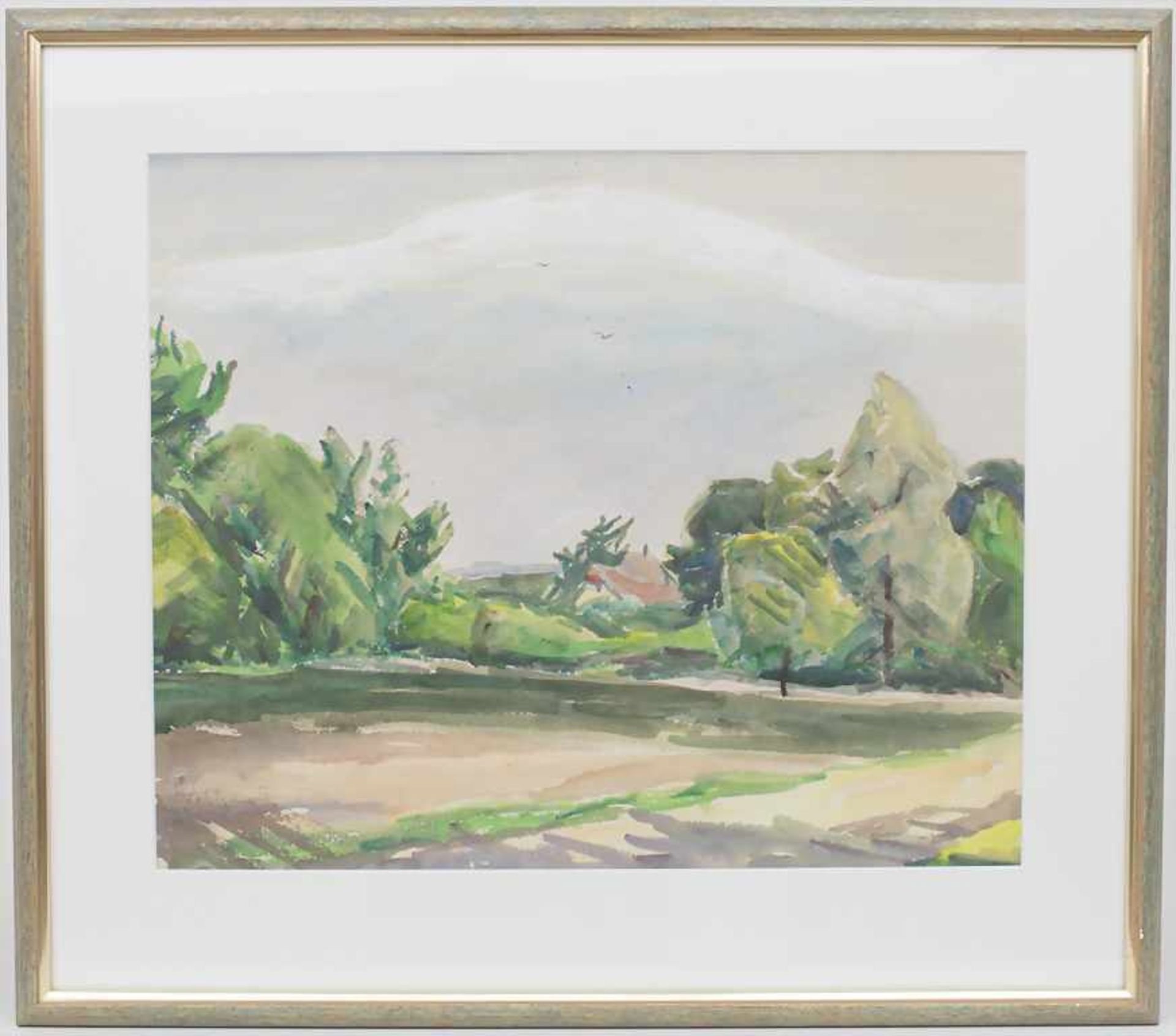 Daniel Wohlgemuth (1876-1967), 'Pfälzer Landschaft am Waldrand' / 'A Palatinate landscape by the - Image 2 of 4