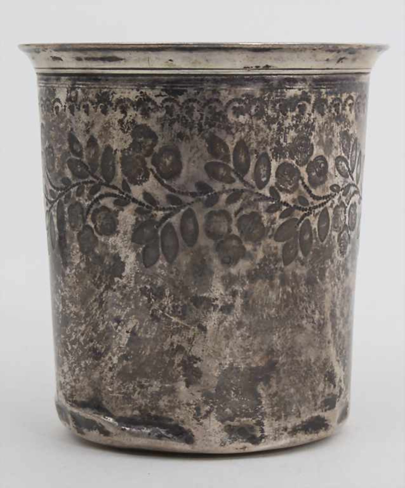 Becher / A silver beaker, César Tonnelier, Paris, um 1860Material: Silber Ag 950/000, Punzierung: