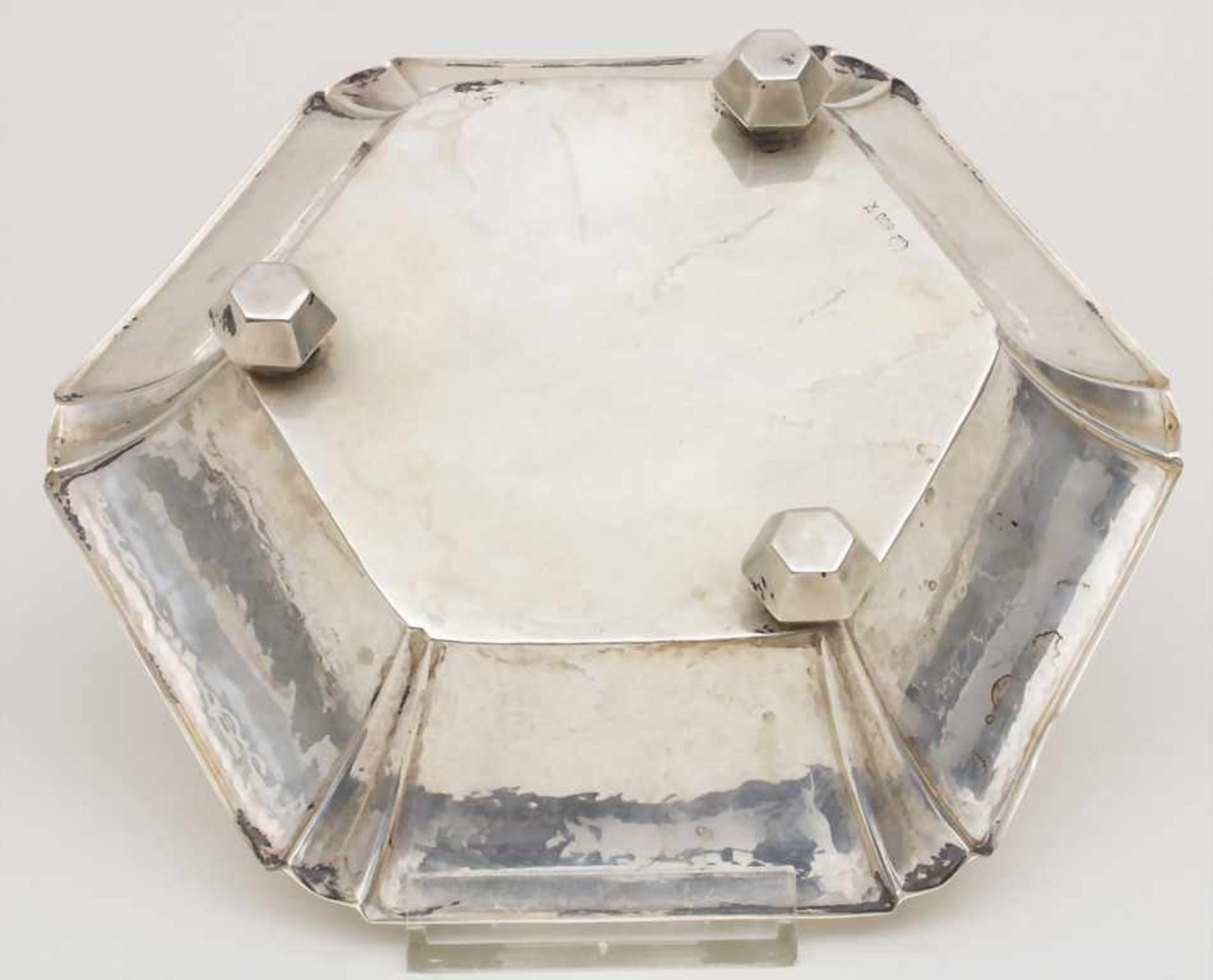 Art Déco Silber Schale / An Art Nouveau silver bowl, deutsch, um 1930Material: Silber Ag 800/000, - Image 2 of 3