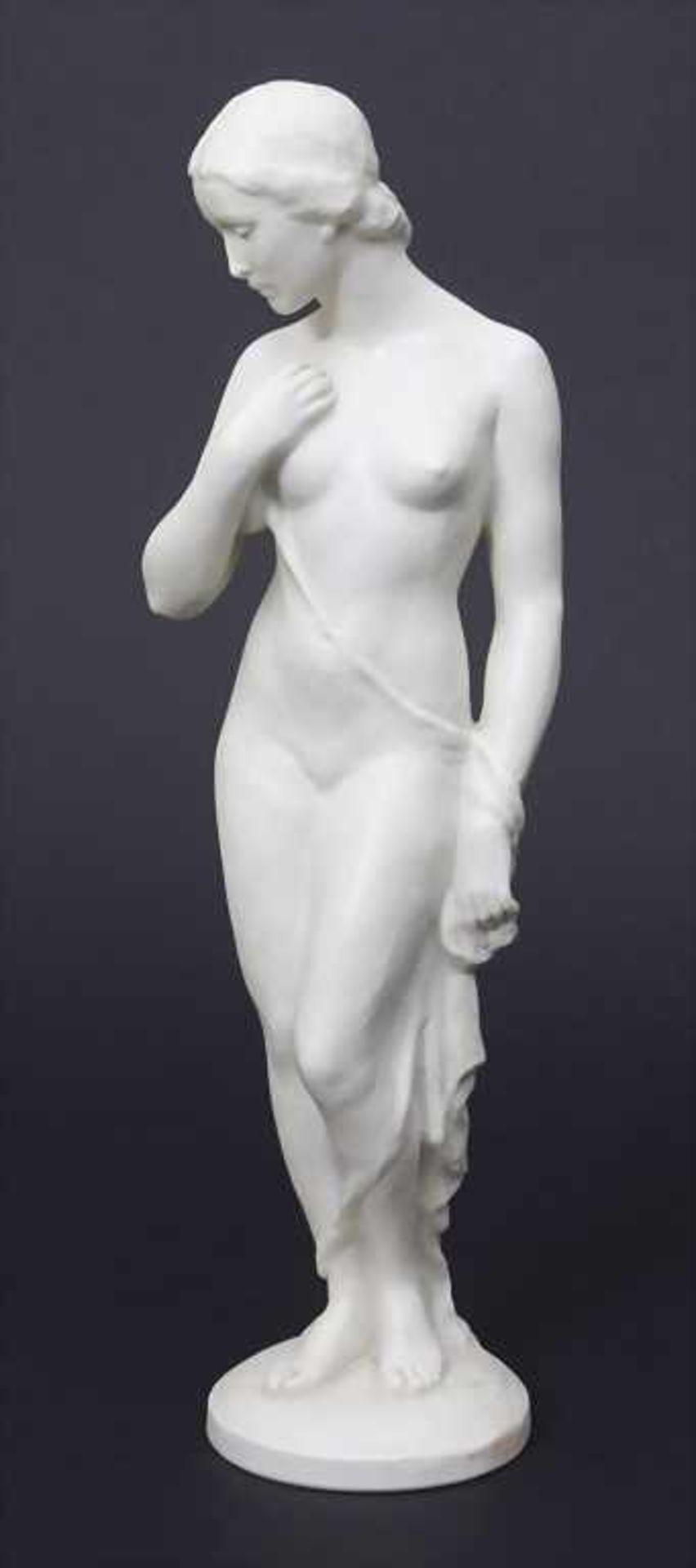 Jugendstil Figur 'Weiblicher Akt' / An Art Nouveau figure 'Female nude', R. Kaesbach für