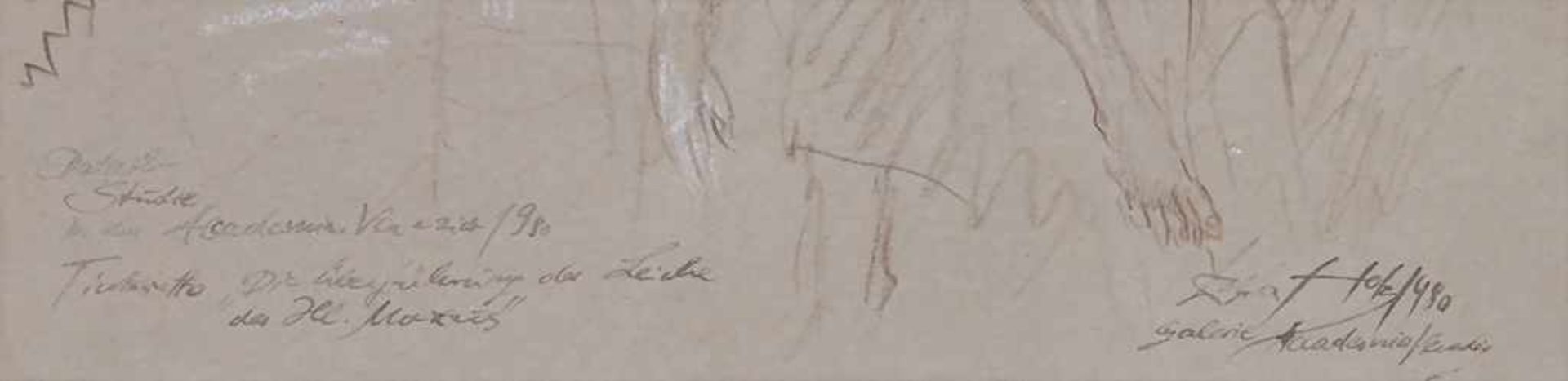 Werner Holz (1948-1991),Studie nach Tintorettos 'Hlg. Marcus' / A study after Tintoretto's 'Marcus' - Image 3 of 4