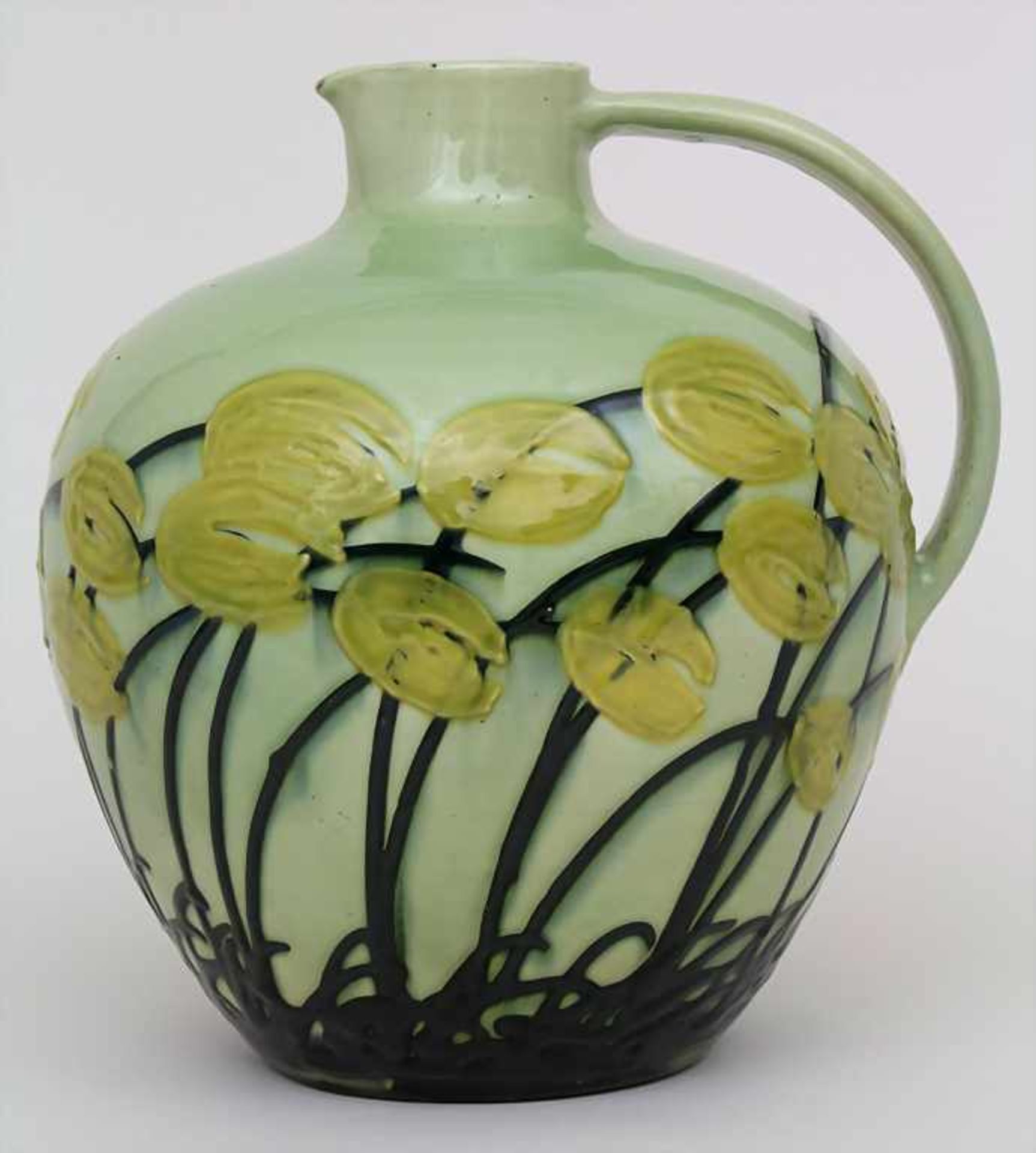 Jugendstil Majolika-Vase / An Art Nouveau majolica vase, Max Laeuger, Kandern, um 1910Material: