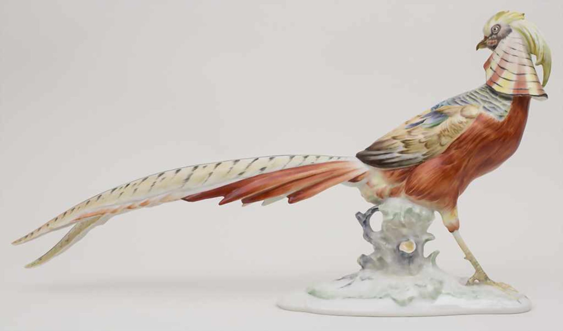 Tierfigur 'Fasan' / An animal figure 'pheasant', Karl Tutter für HutschenreutherMaterial: Porzellan, - Bild 3 aus 7