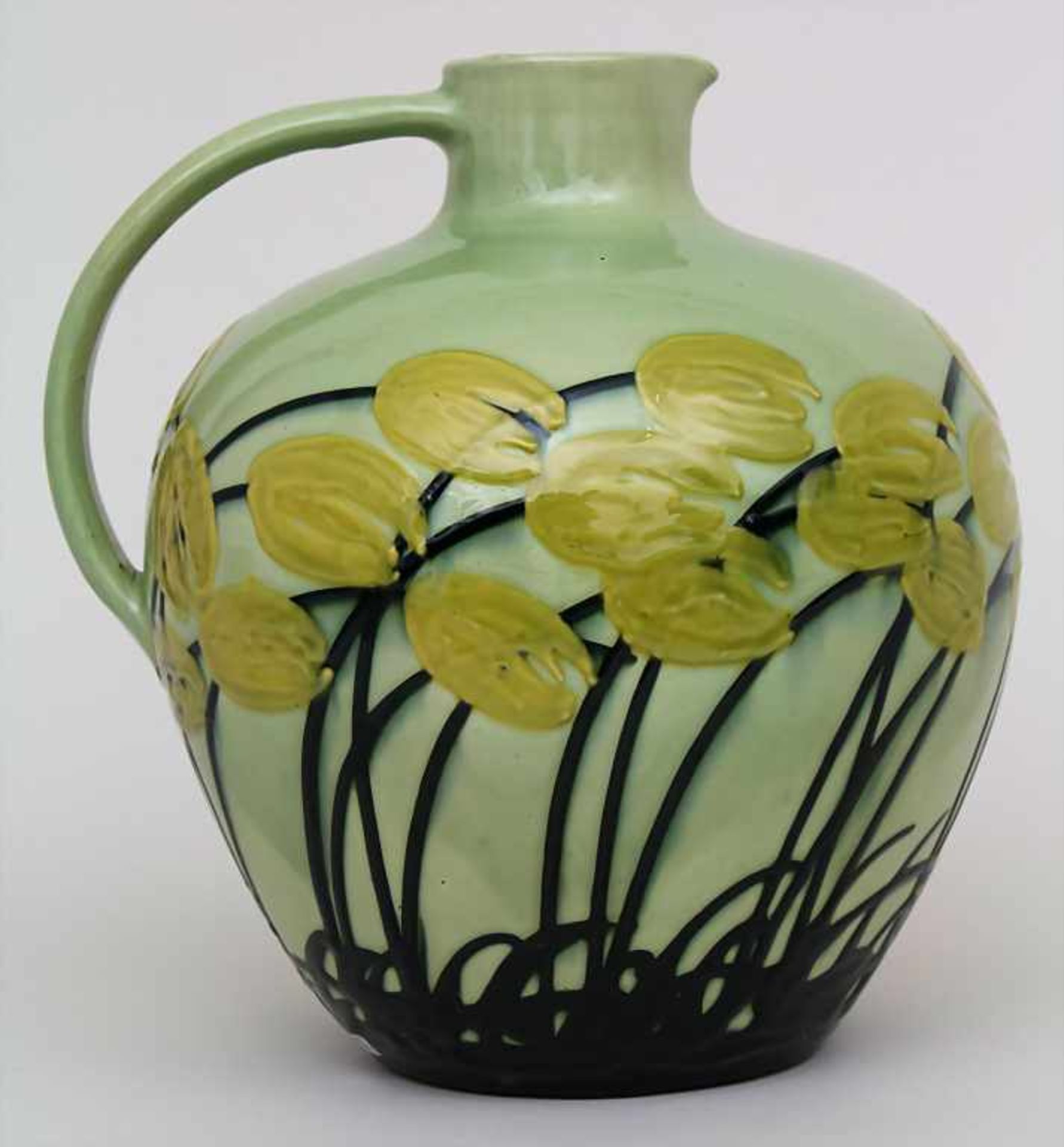 Jugendstil Majolika-Vase / An Art Nouveau majolica vase, Max Laeuger, Kandern, um 1910Material: - Bild 3 aus 10