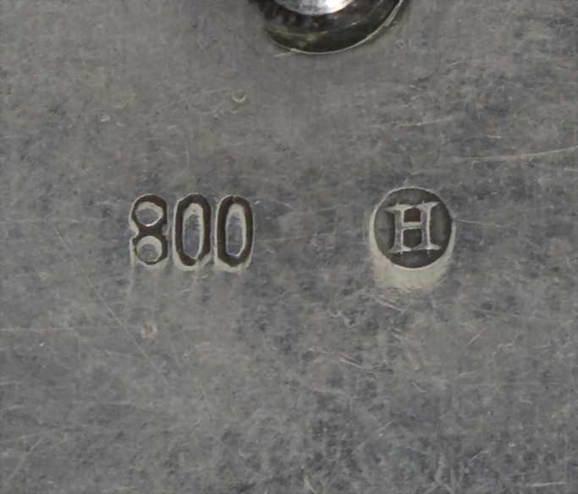 Art Deco Anhänger / An art deco pendant, um 1930Material: Silber, Elfenbein,Punzierung: Meistermarke - Image 3 of 3