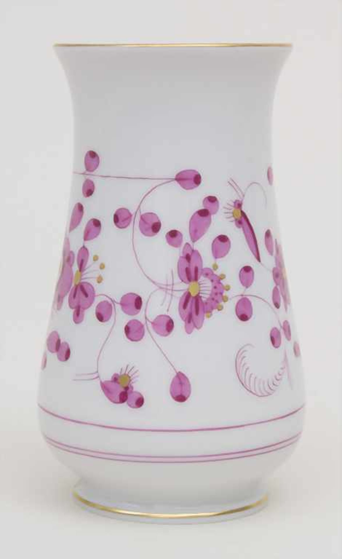 Kleine Vase 'Indianische Blume' / A small vase with 'Indian flower', Meissen, Mitte 20. Jh.Material: - Bild 3 aus 6