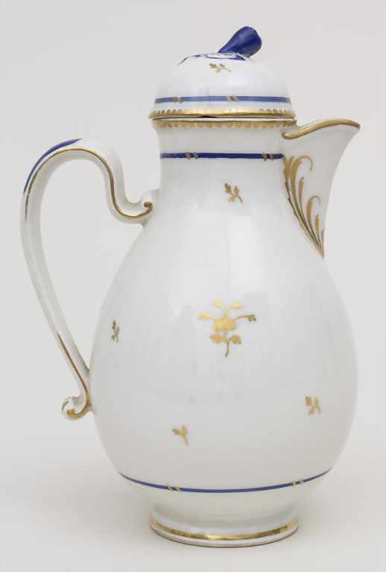 Mochakanne / Birnkanne / A mocha pot, Wien / Vienna, 2. Hälfte 18. Jh.Material: Porzellan, glasiert, - Bild 4 aus 8