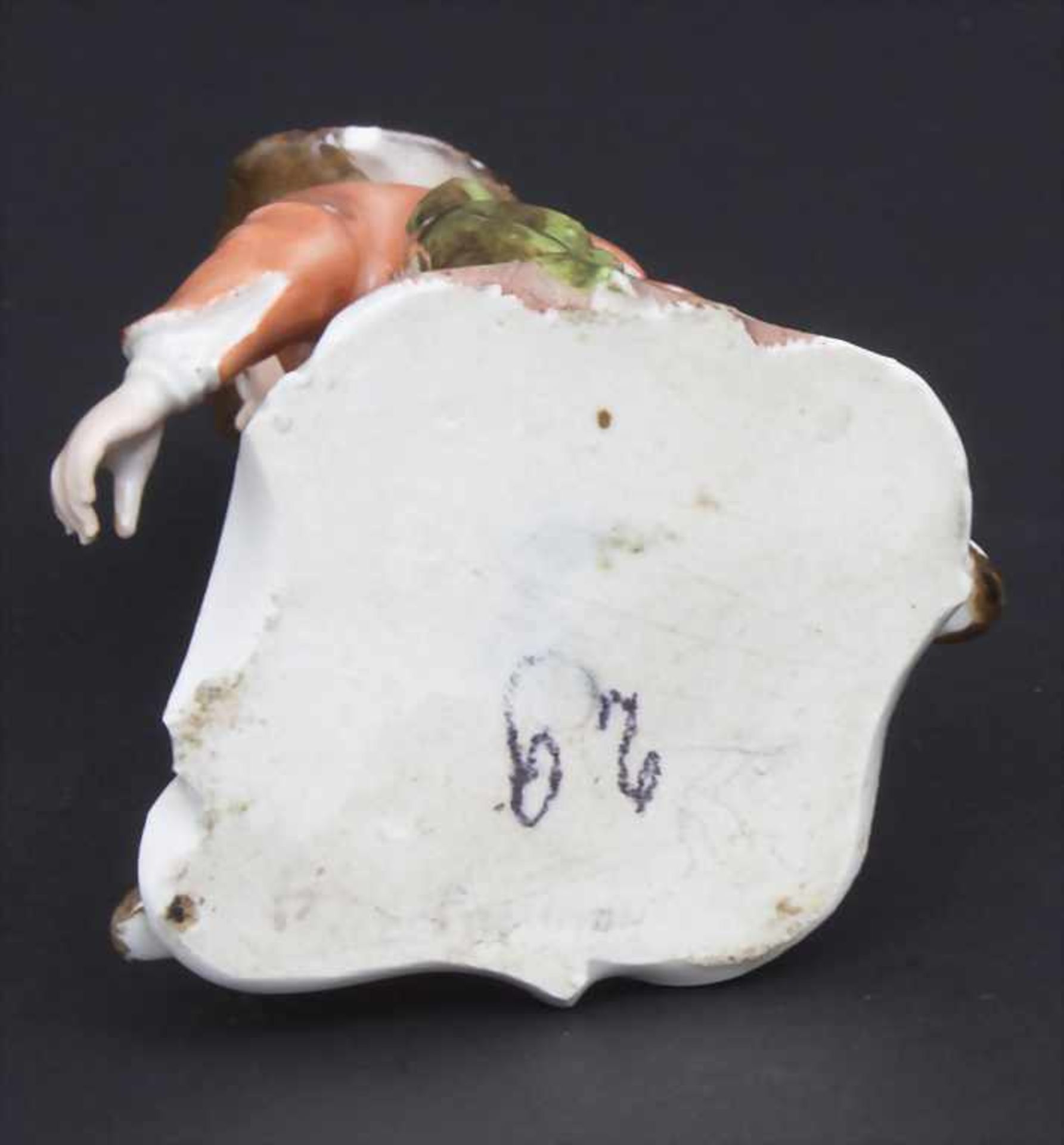 Figur eines tanzenden Hirten / A figure of a dancing shephard, wohl Frankenthal, um 1750Material: - Image 6 of 7