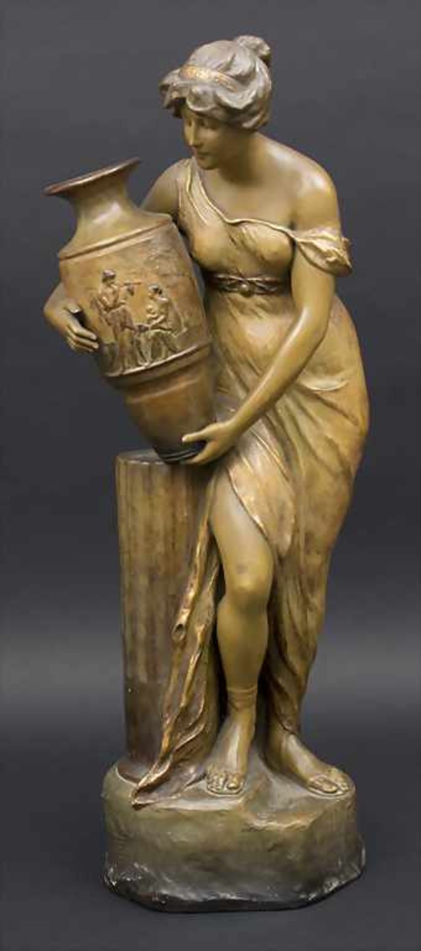 Jugendstil-Figur 'Rebecca' / An Art Nouveau figure of Rebecca, Goldscheider, Wien / Vienna, um