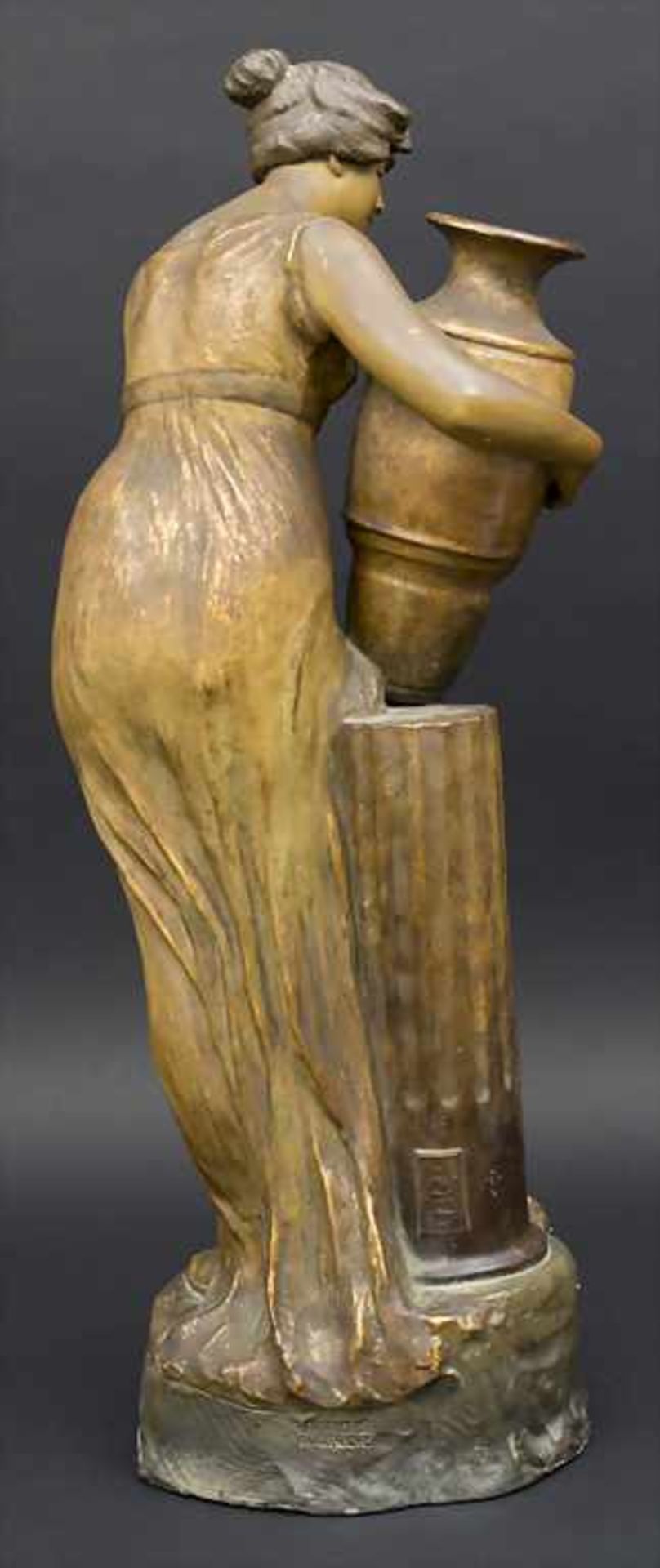 Jugendstil-Figur 'Rebecca' / An Art Nouveau figure of Rebecca, Goldscheider, Wien / Vienna, um - Bild 3 aus 8