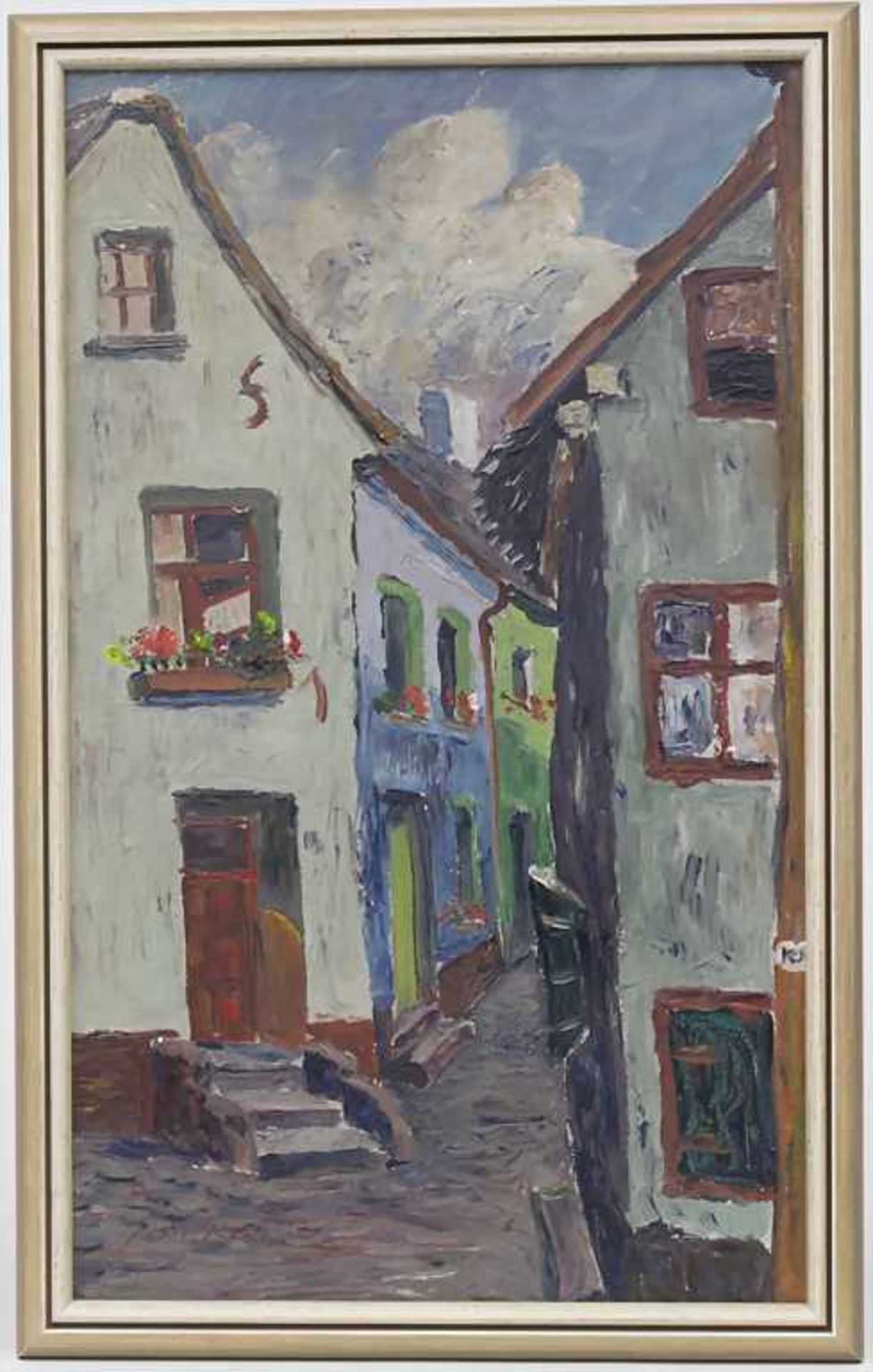 Peter Koch (1874-1956) (Zuschreibung / attributed), 'Pfälzer Dorfgasse' / 'A Palatinate village - Image 2 of 5