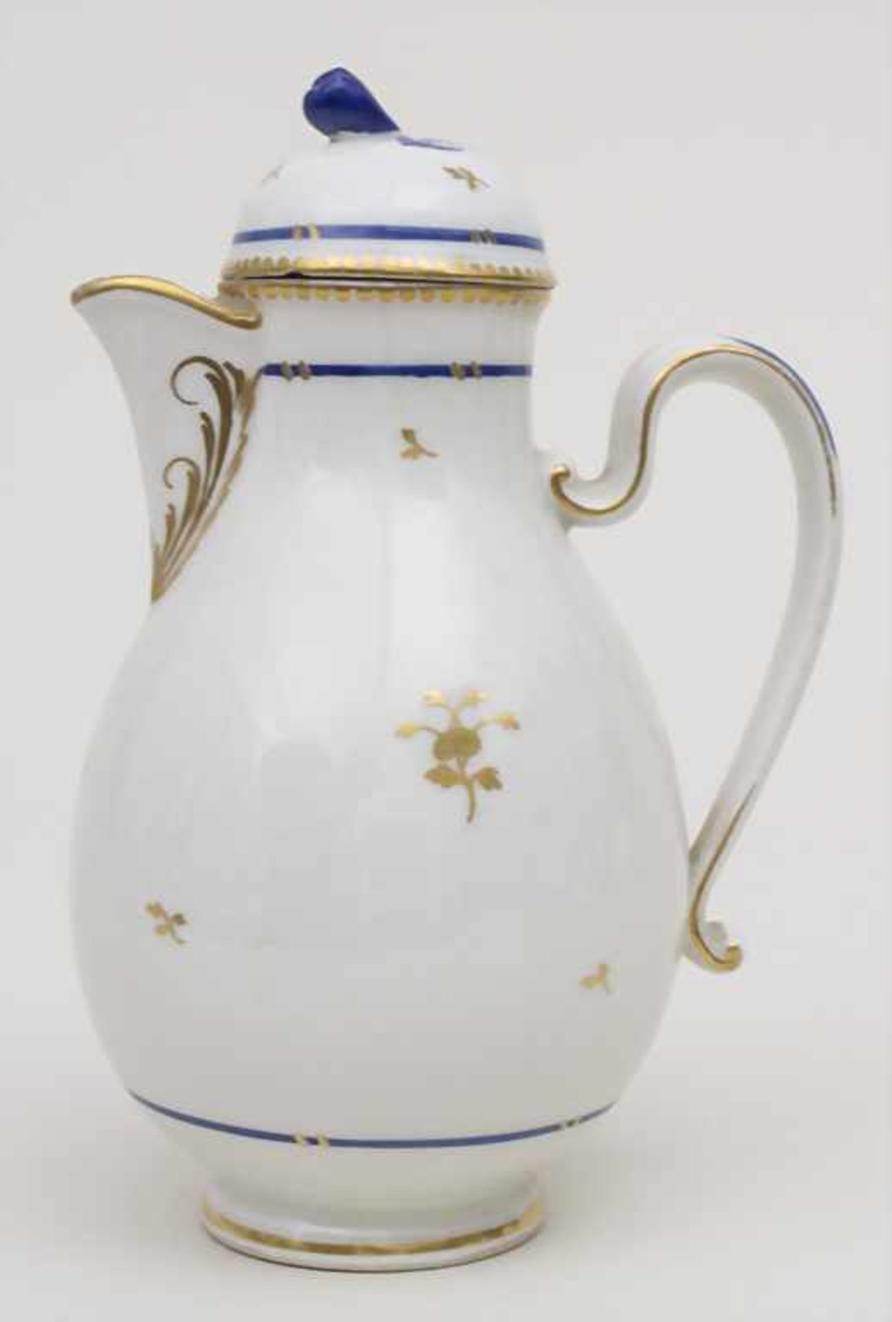 Mochakanne / Birnkanne / A mocha pot, Wien / Vienna, 2. Hälfte 18. Jh.Material: Porzellan, glasiert, - Bild 2 aus 8