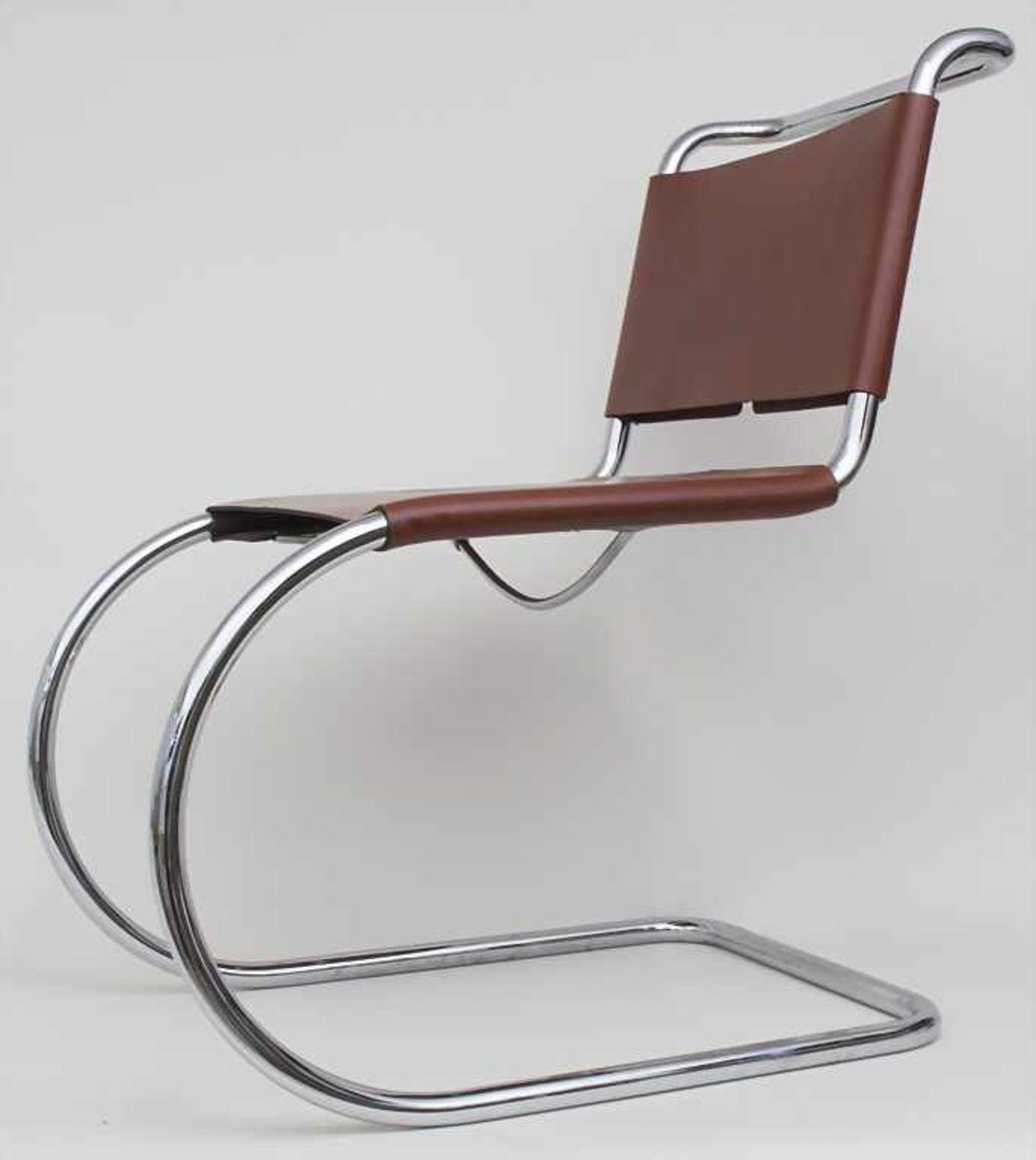 Ludwig Mies van der Rohe (1886-1969), 4 Freischwinger 'MR 10' / 4 chairs, 60er/70er JahreMaterial: