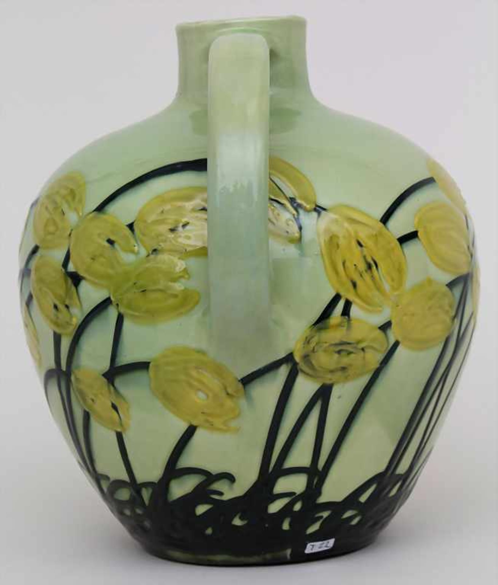 Jugendstil Majolika-Vase / An Art Nouveau majolica vase, Max Laeuger, Kandern, um 1910Material: - Bild 4 aus 10