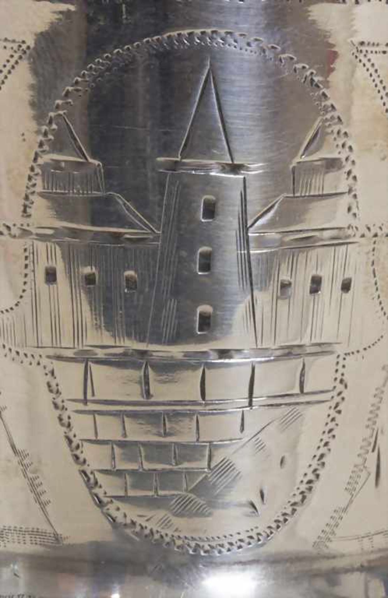 Becher / A silver beaker, Moskau/Moscow, um 1864Material: Silber, 84 Zolotnik,Punzierung: - Image 12 of 15