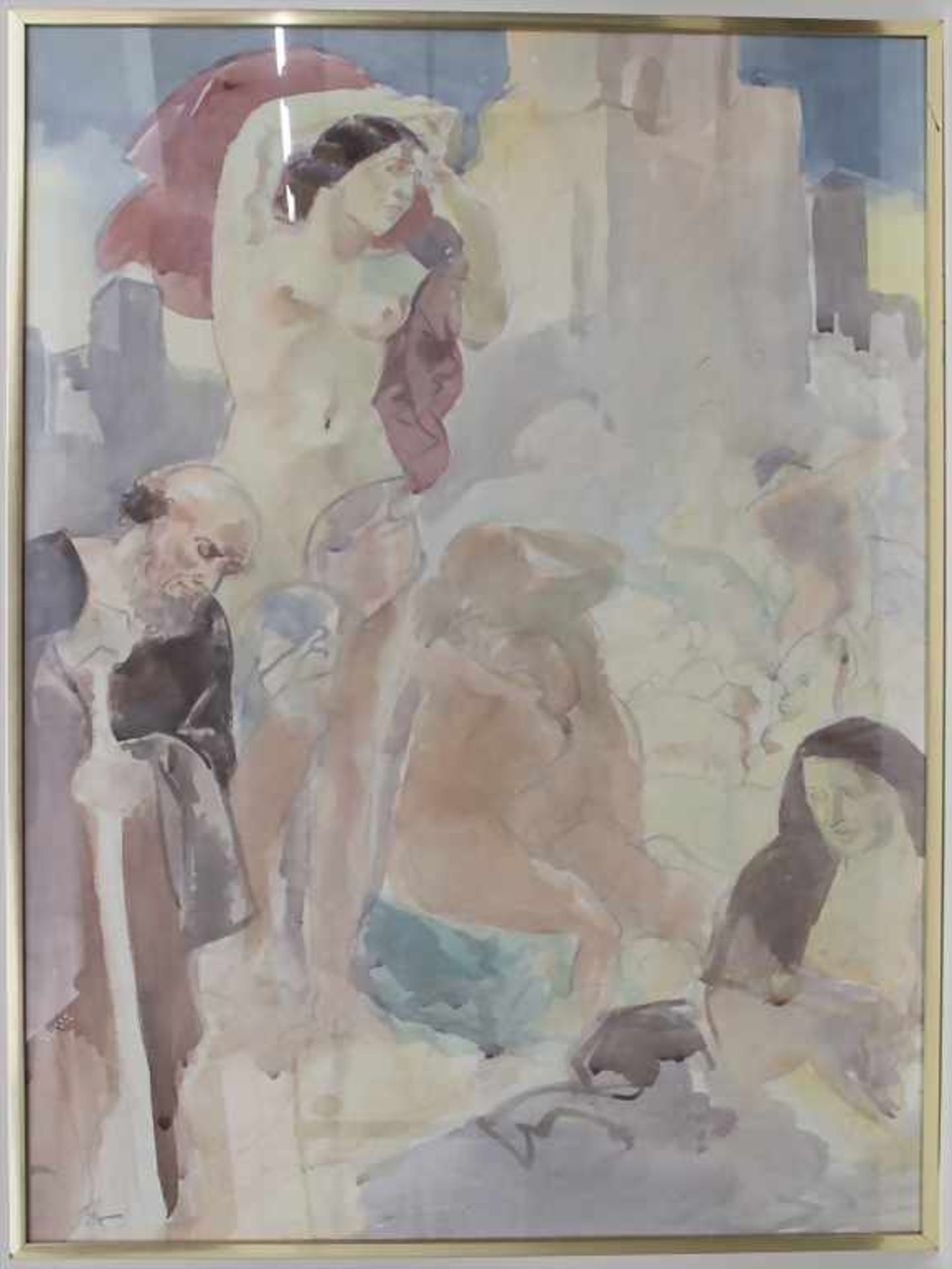 Albert Zahlbruckner (1895-1962), 'Mythologische Szene mit weiblichem Akt' / 'A mythological scene - Image 3 of 11
