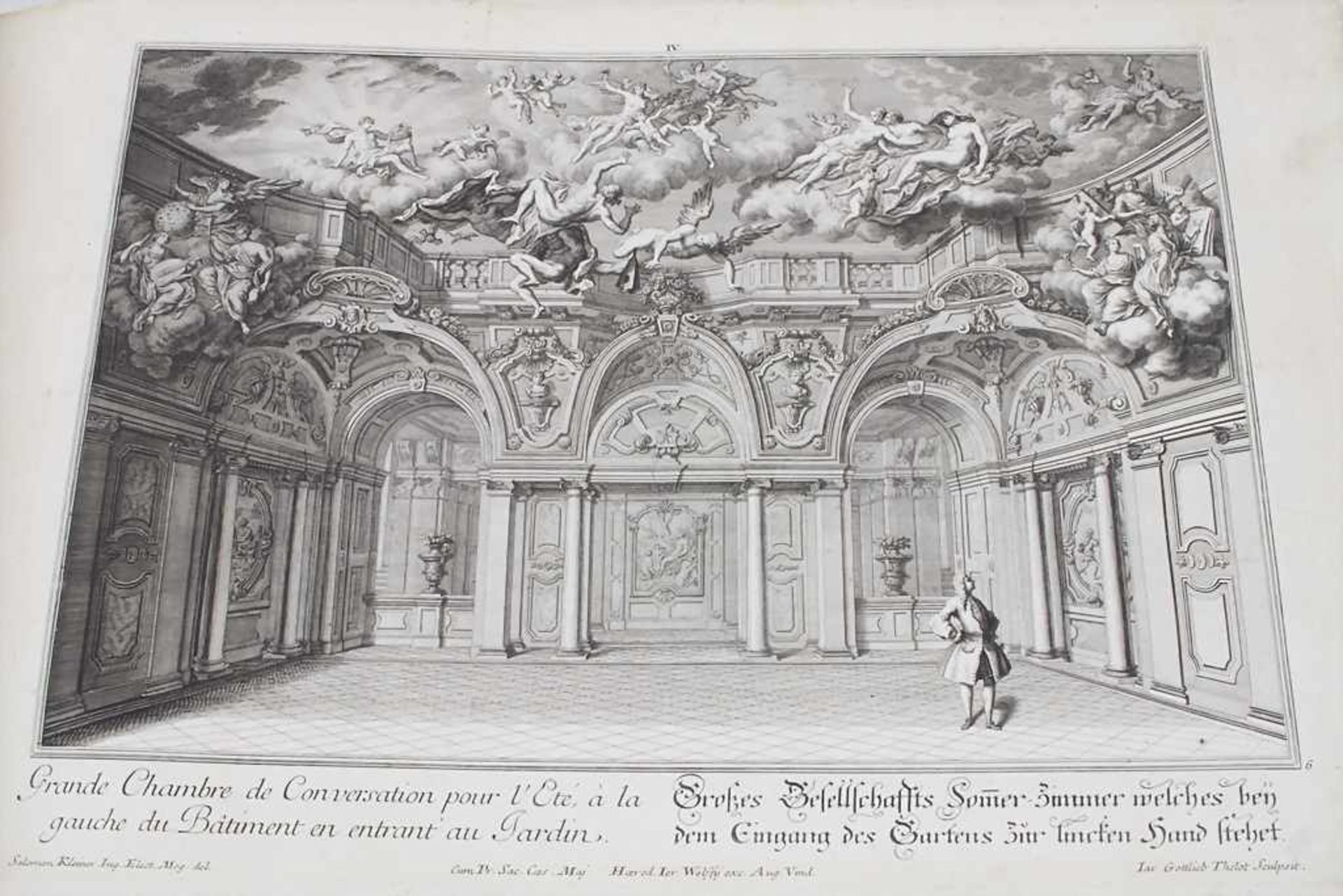 Salomon Kleiner (1700-1761), 'Suitte des Residences Memorables Eugene Francois Duc de Savoye et de - Image 4 of 12