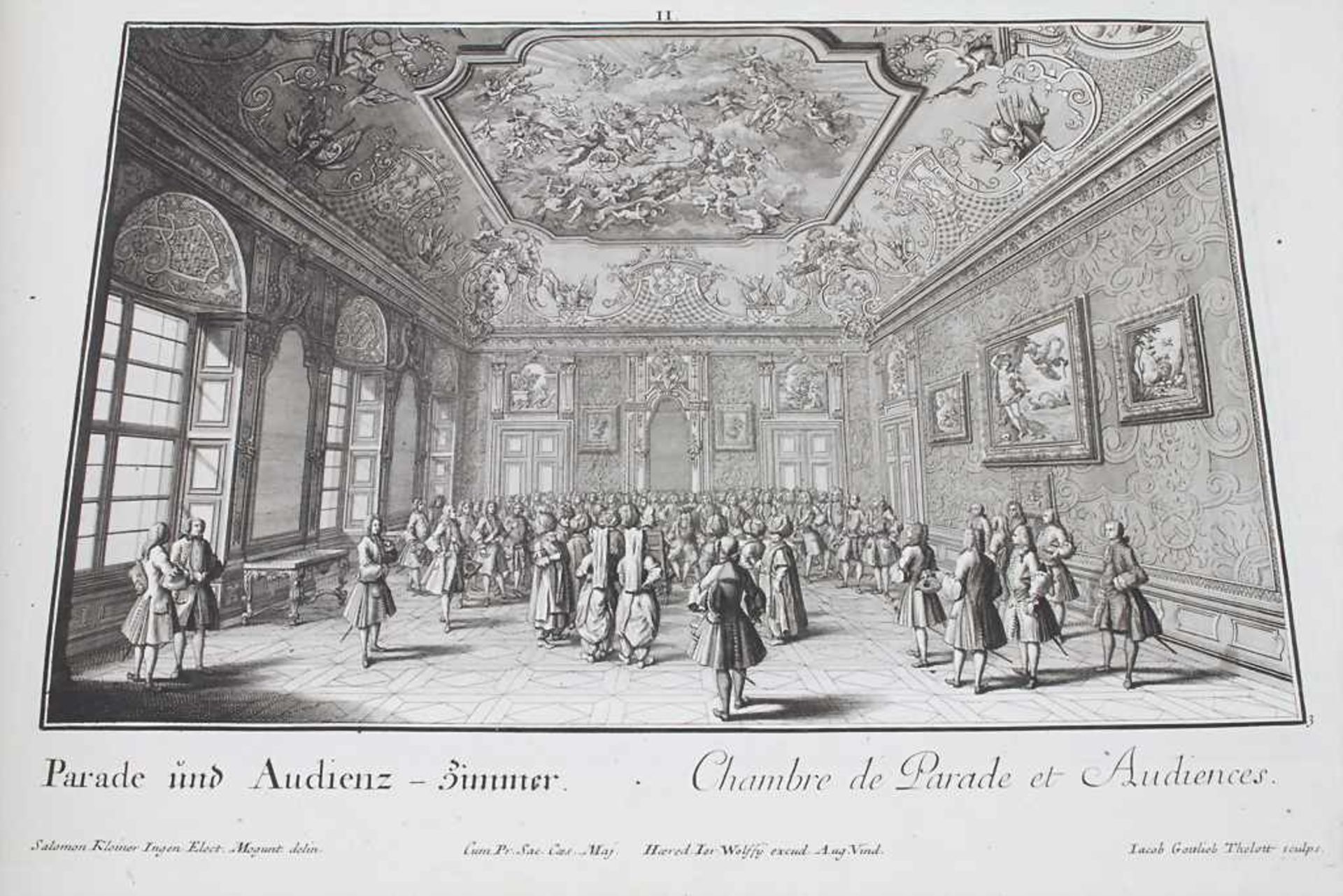 Salomon Kleiner (1700-1761), 'Suitte des Residences Memorables Eugene Francois Duc de Savoye et de - Image 11 of 12