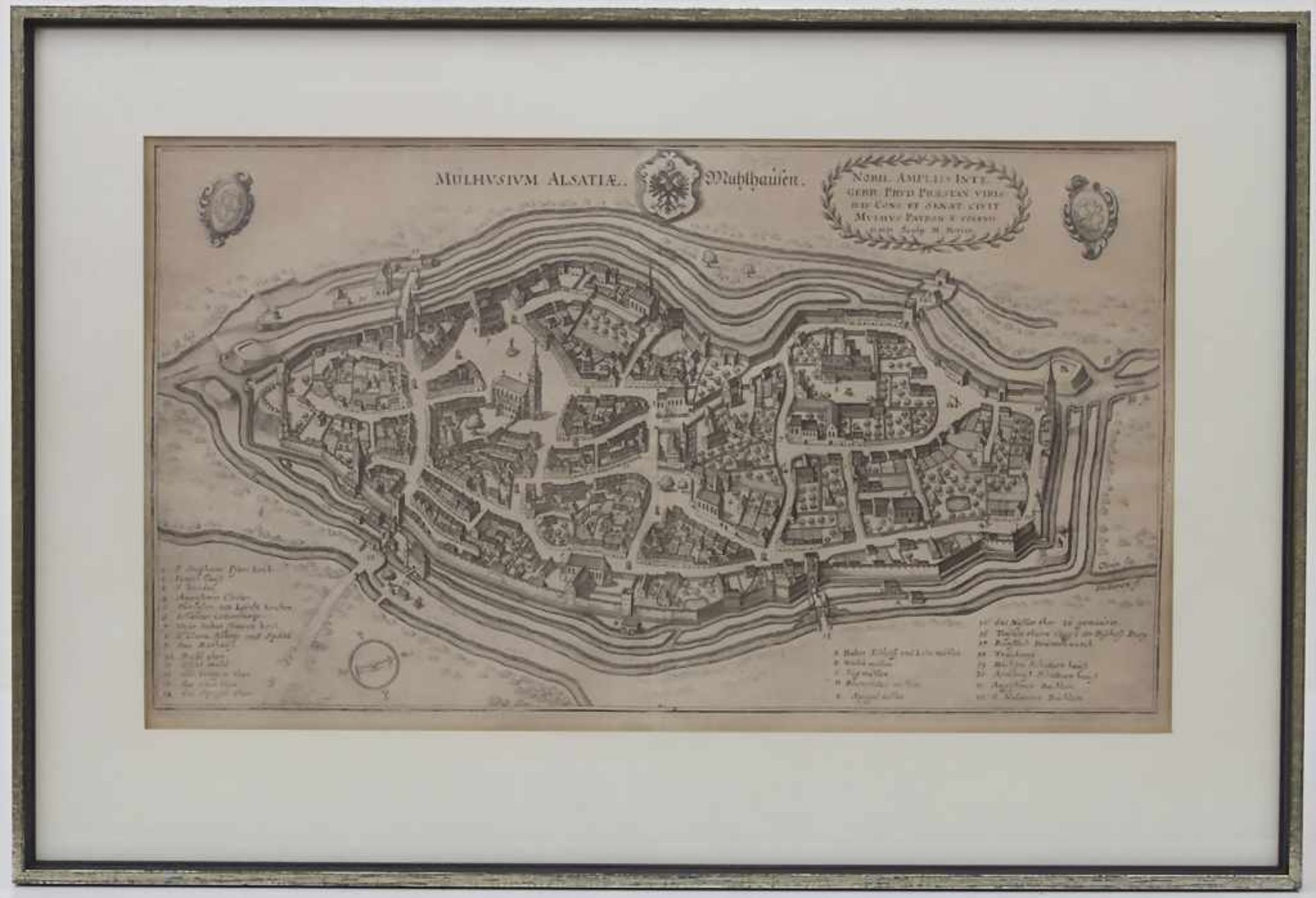 Matthäus Merian (1593-1650), historische Ansicht von Mulhouse / A historic view of MulhouseTitel: - Bild 3 aus 7