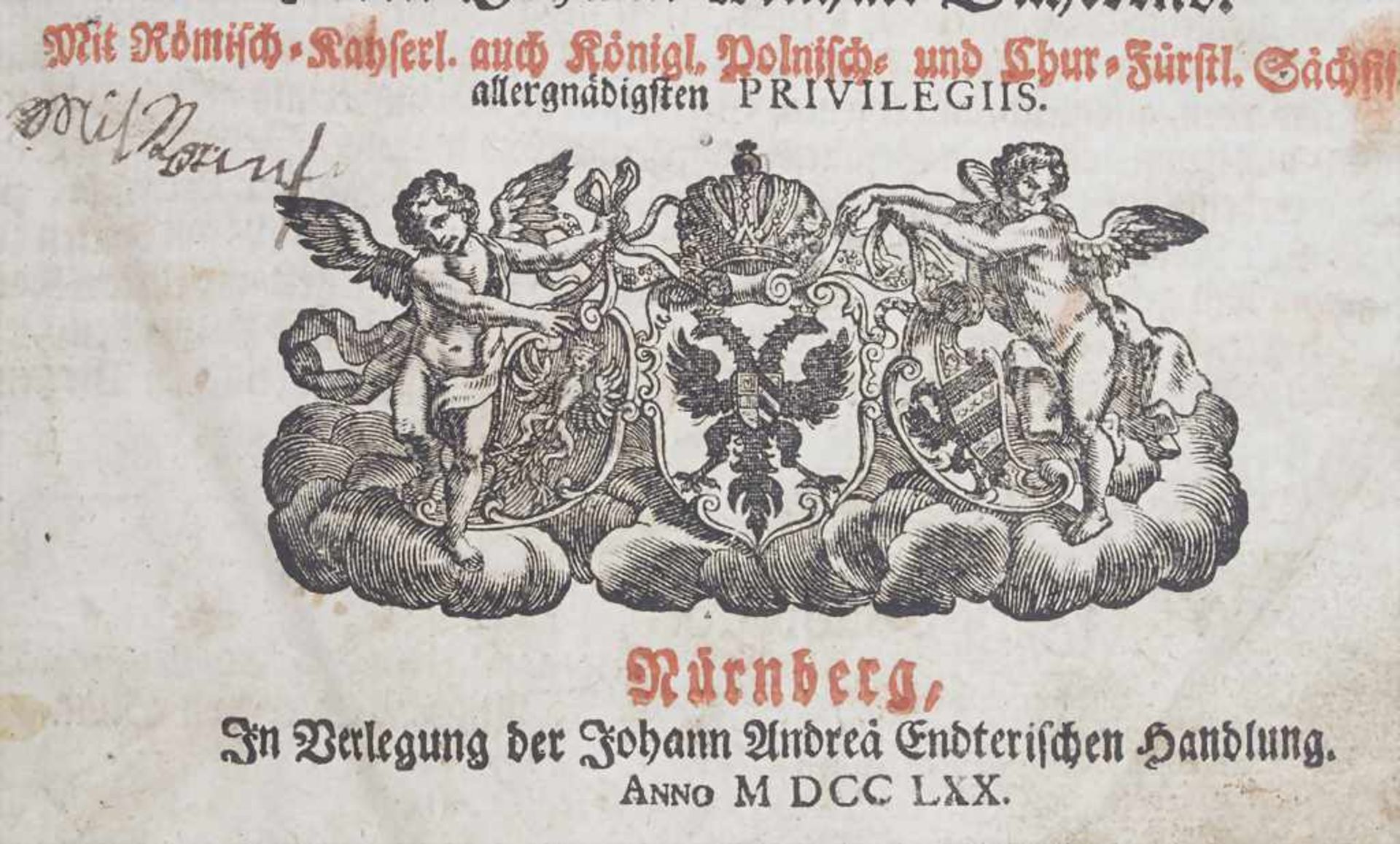 Lutherbibel / A Luther Bible, Nürnberg, 1770Titel: 'Biblia, Das ist Die ganze Heilige Schrift des - Image 13 of 19