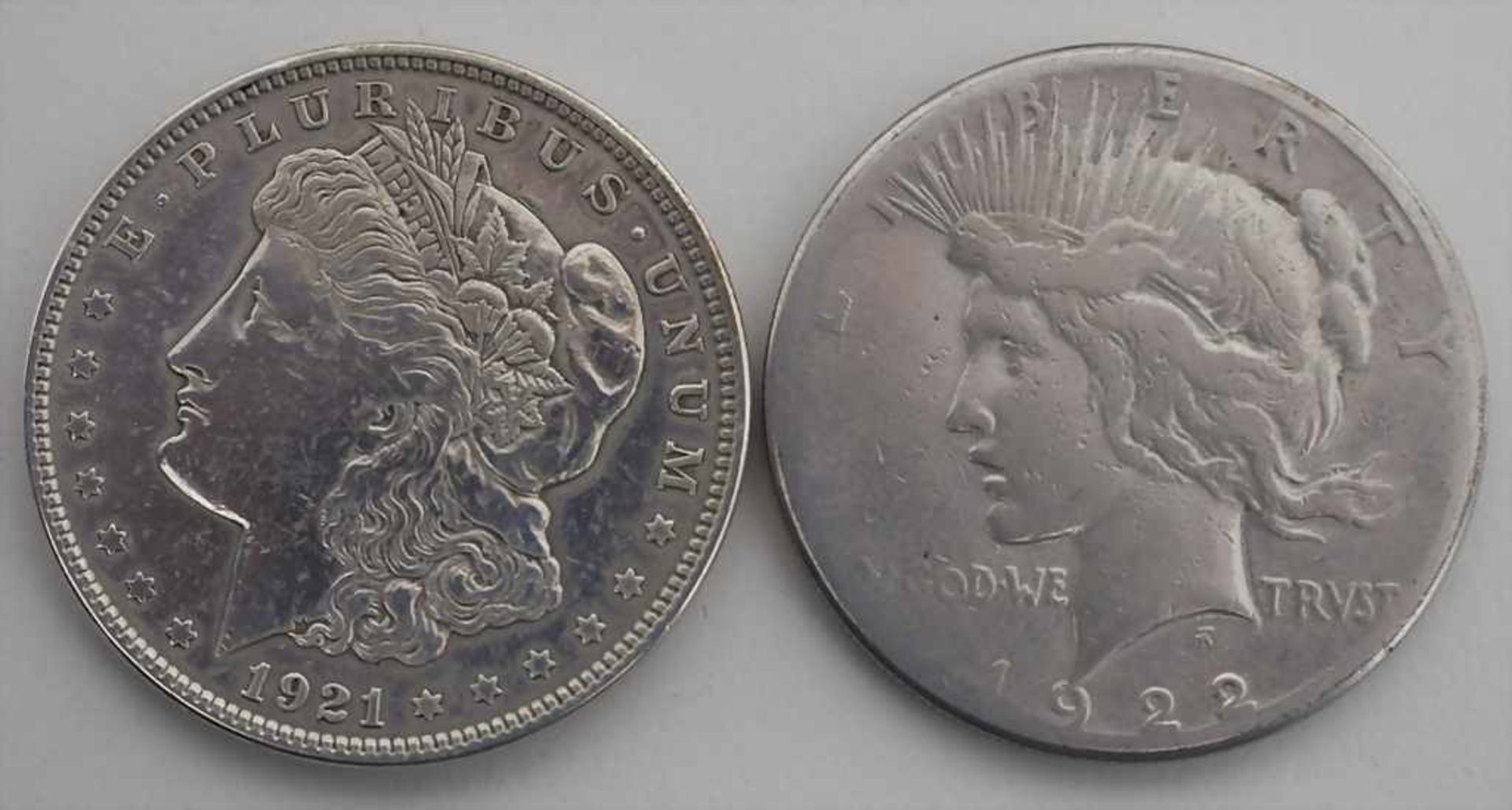 Sammlung Silbermünzen USA / A collection of silver coins USABestehend aus: * Morgan-Dollar, - Bild 4 aus 6